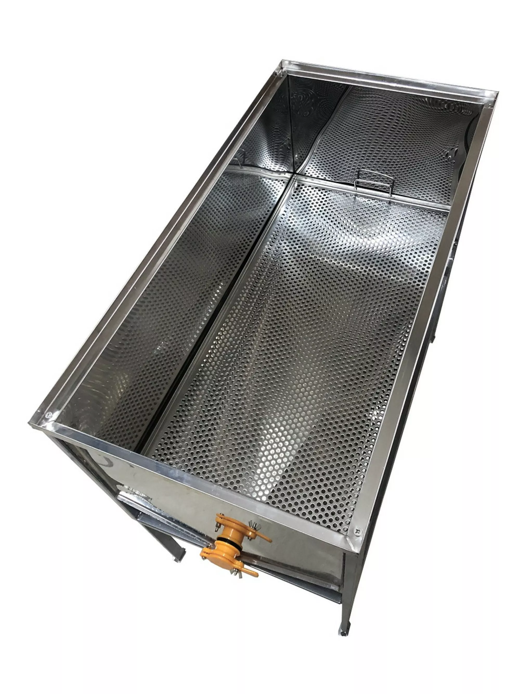 Стіл для розпечатування сот -1 метр. Глибокий кошик - пластиковий кран