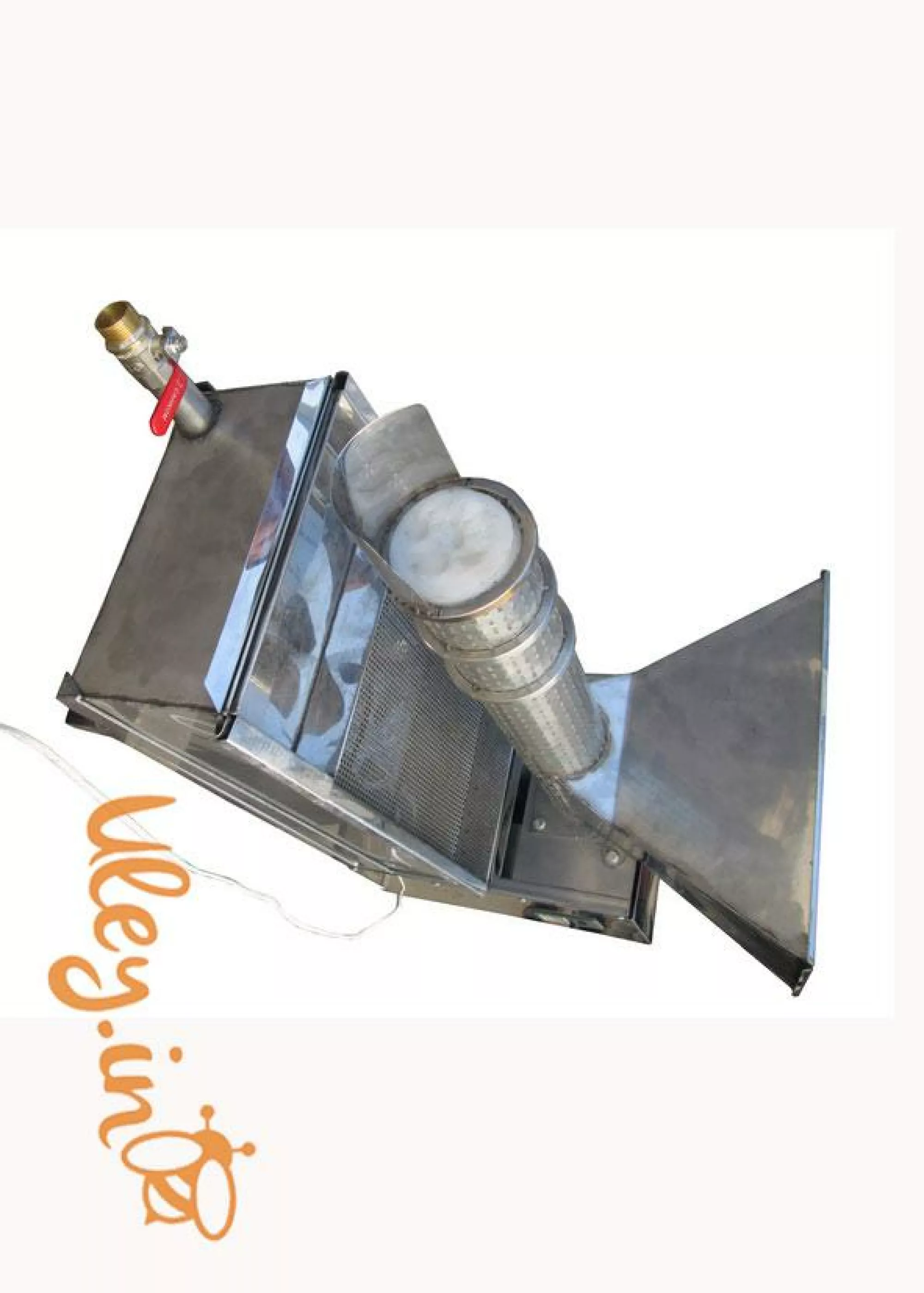 Шнек (екструдер) для віджиму меду з забрусу