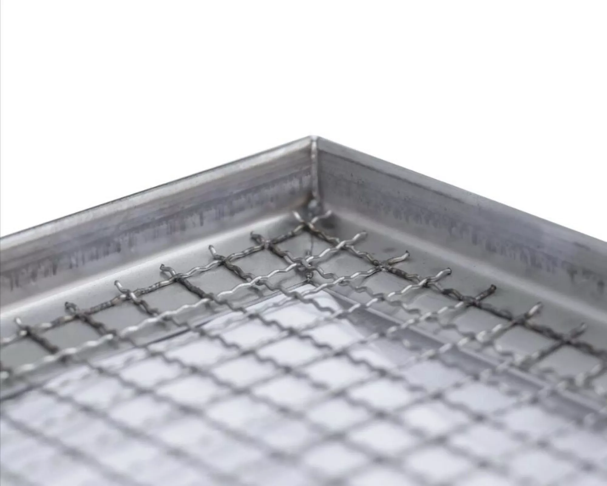 Лоток із харчової нержавіючої сталі з бортиками (360х450мм). Для сушильної шафи міні