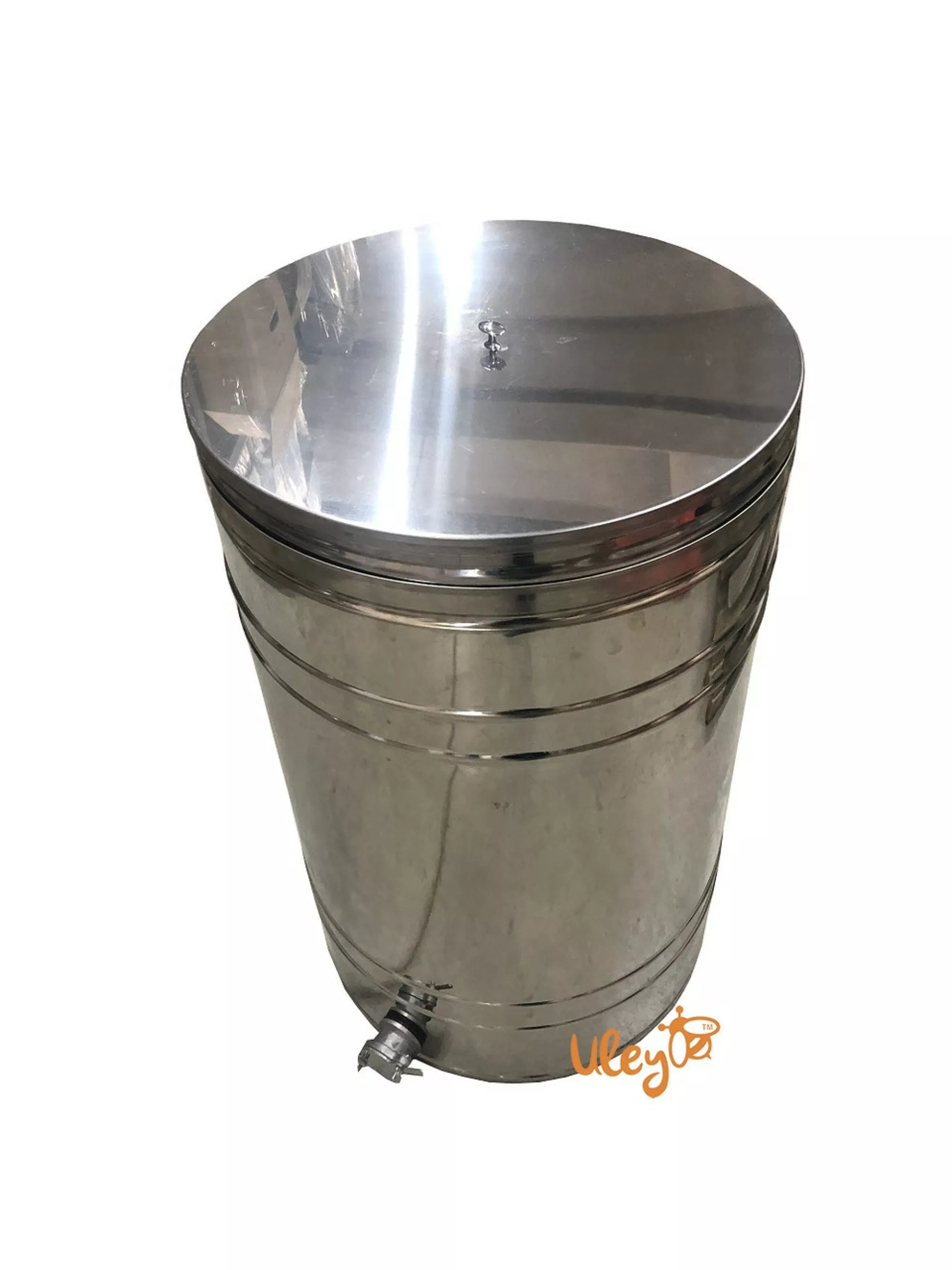 Бак відстійник для меду з нержавіючим фільтром 150 л, (кран нержавіюча сталь)