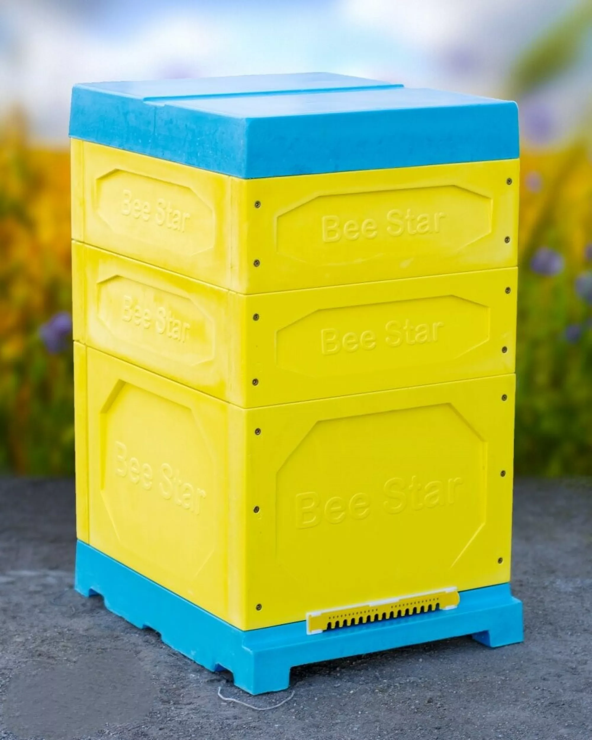 Вулик ППУ “BeeStar” (1 корпус Дадан 300 мм + 2 магазин на 10 рамок) – кольоровий