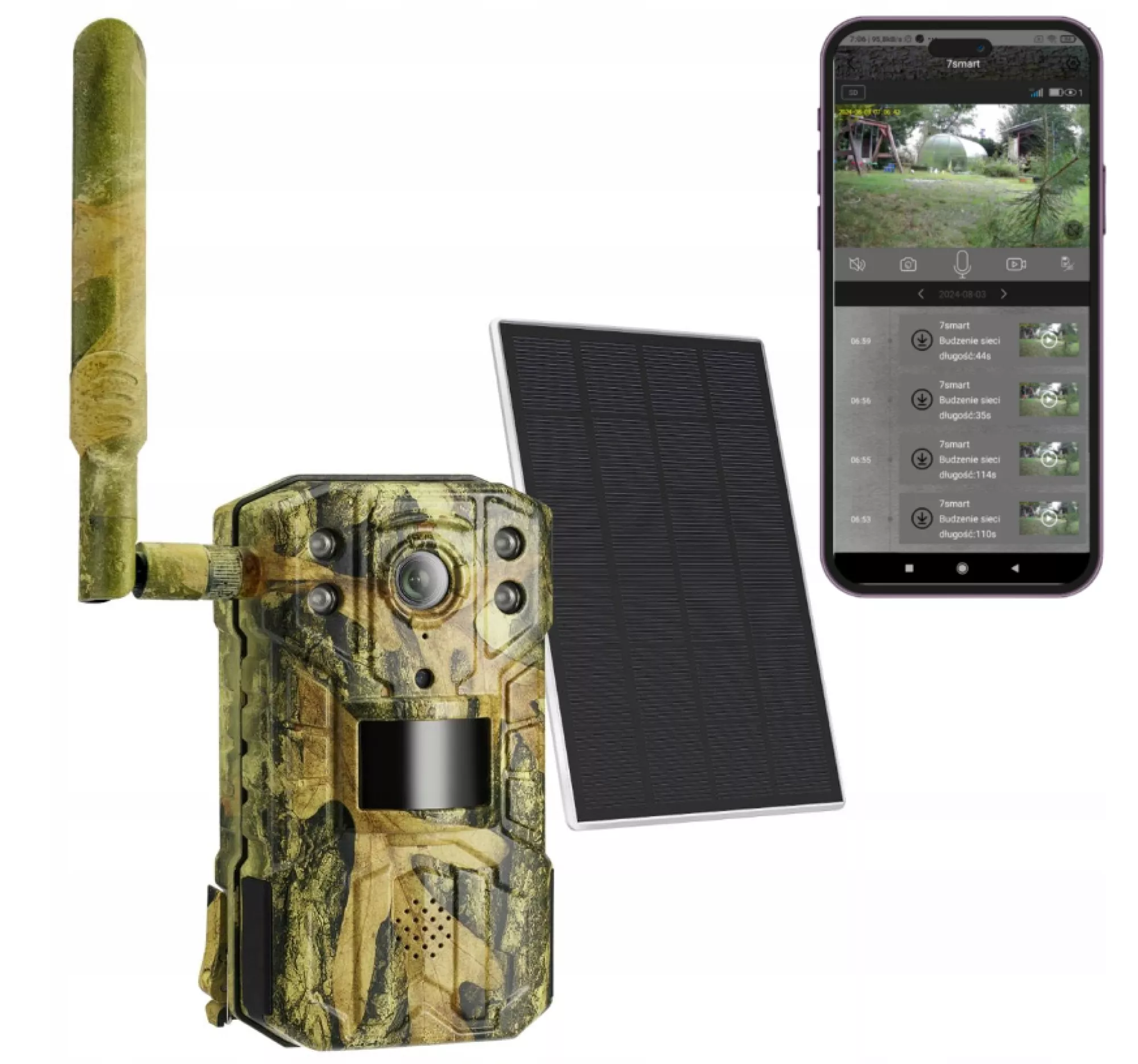 Фотопастка 4G + сонячна панель