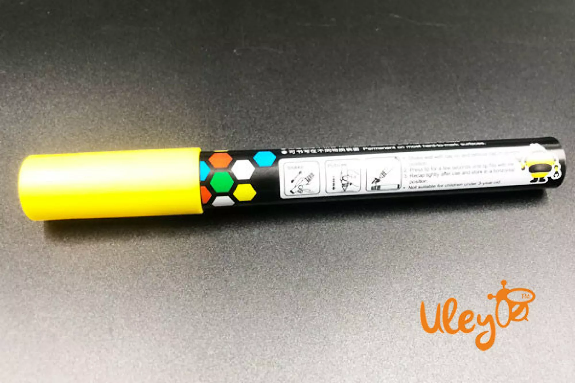 Квин Маркер. ЖЕЛТЫЙ 2022, 2027г. Для метки маток (аналог Posca)