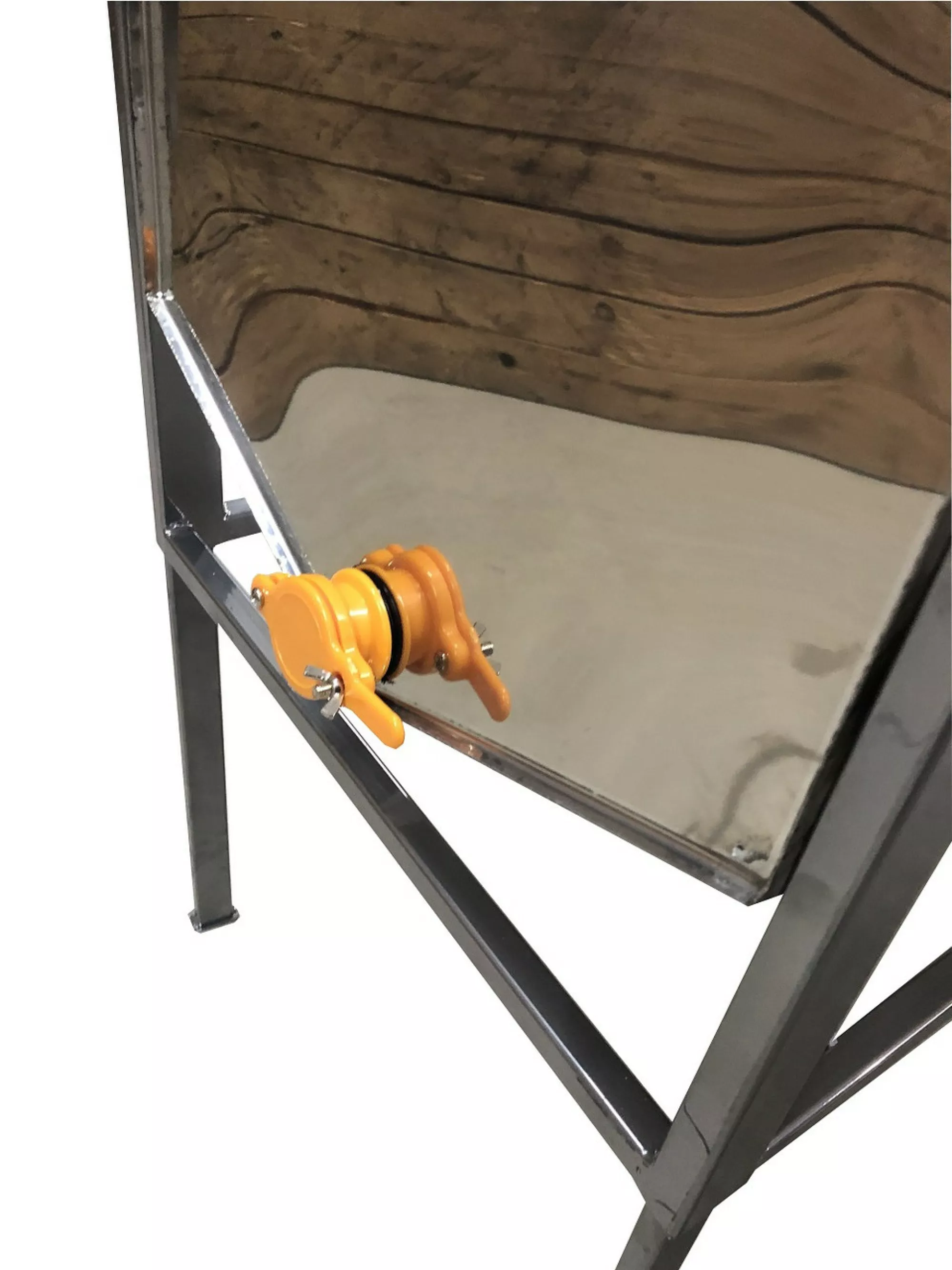 Стіл для розпечатування сот -1 метр. Глибокий кошик - пластиковий кран