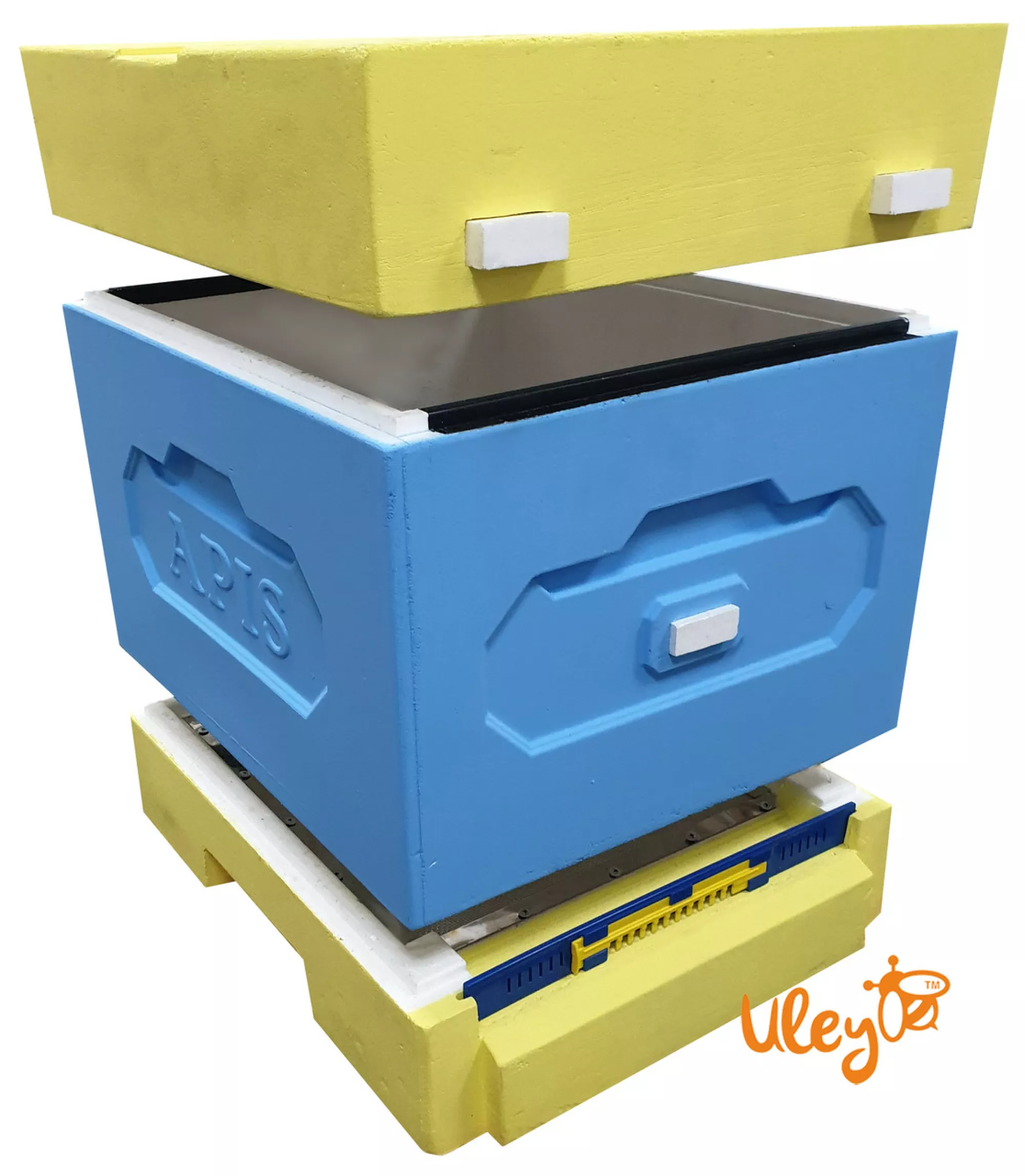 Вулик ППС, 1 корпус «Дадан 300мм» на 10 рамок, сітчасте дно, високий дах