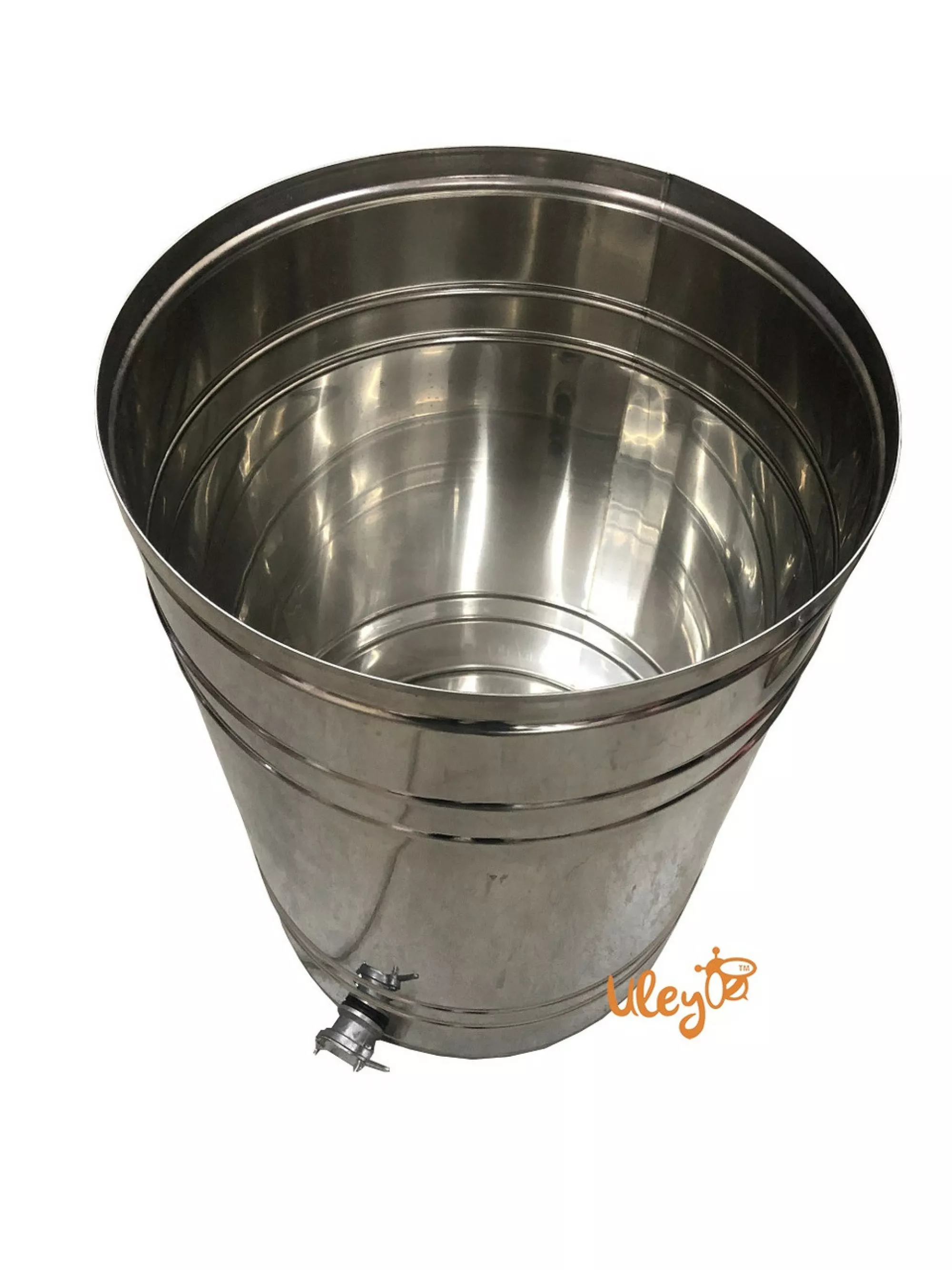 Бак відстійник для меду з нержавіючим фільтром 150 л, (кран нержавіюча сталь)