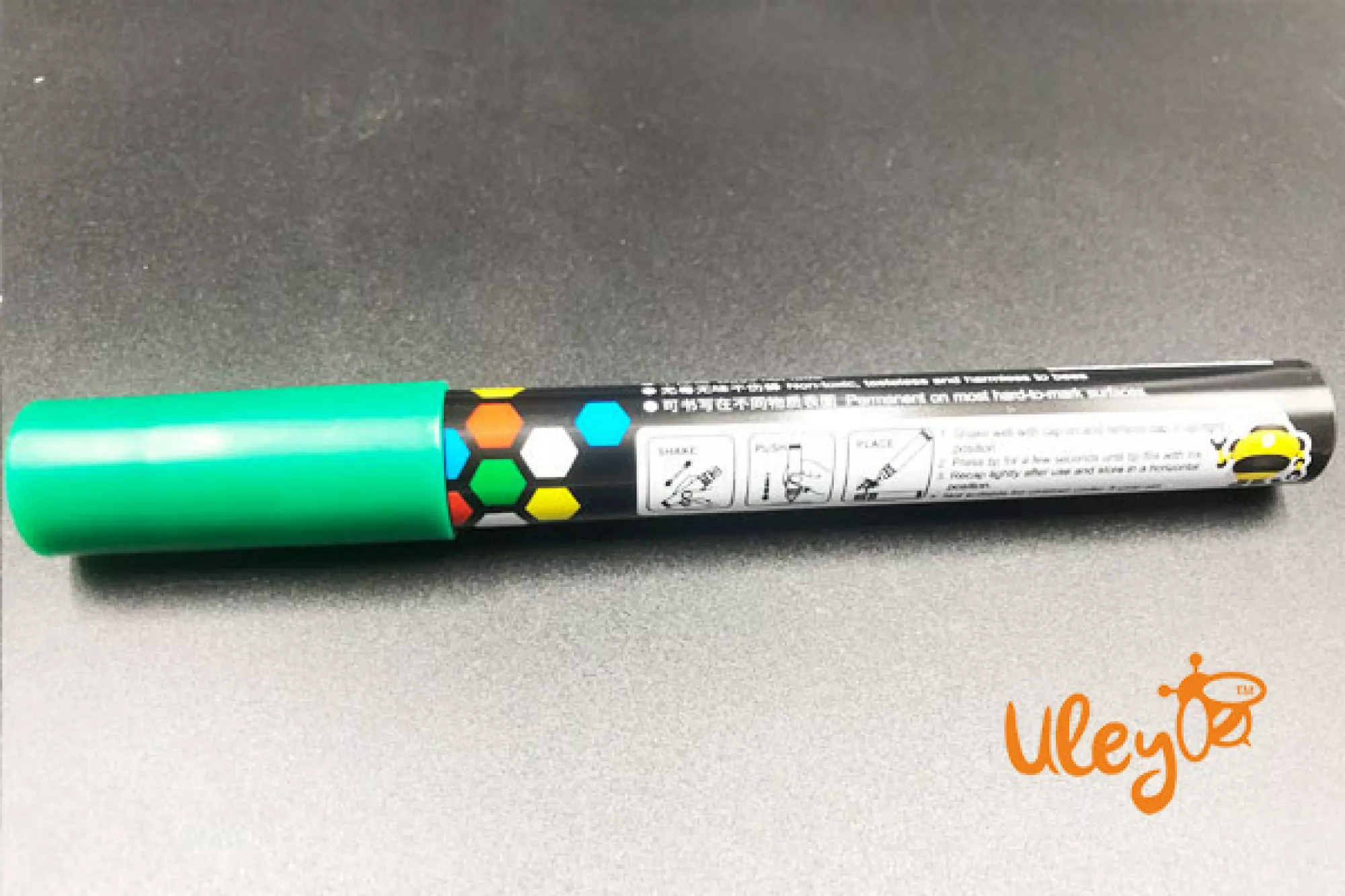 Квін Маркер. ЗЕЛЕНИЙ 2024, 2029г. Для мітки маток (аналог Posca)