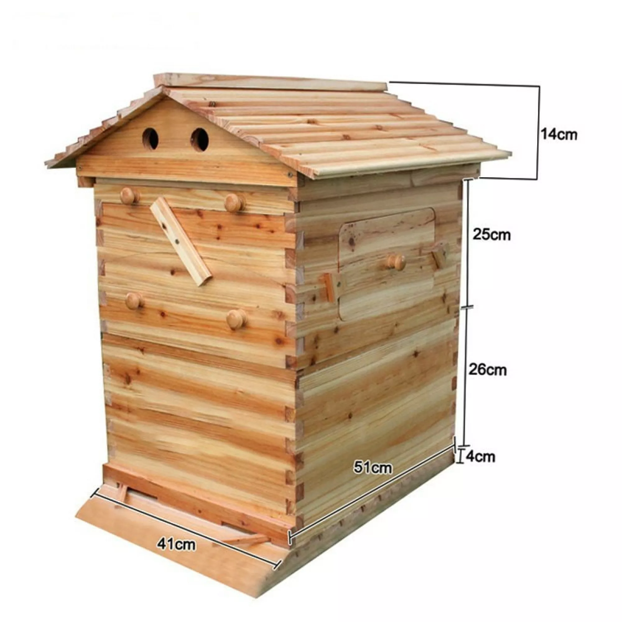 Автоматичний Вулик (2 корпуси + 7 автоматичних рамок + ключ для зливу)