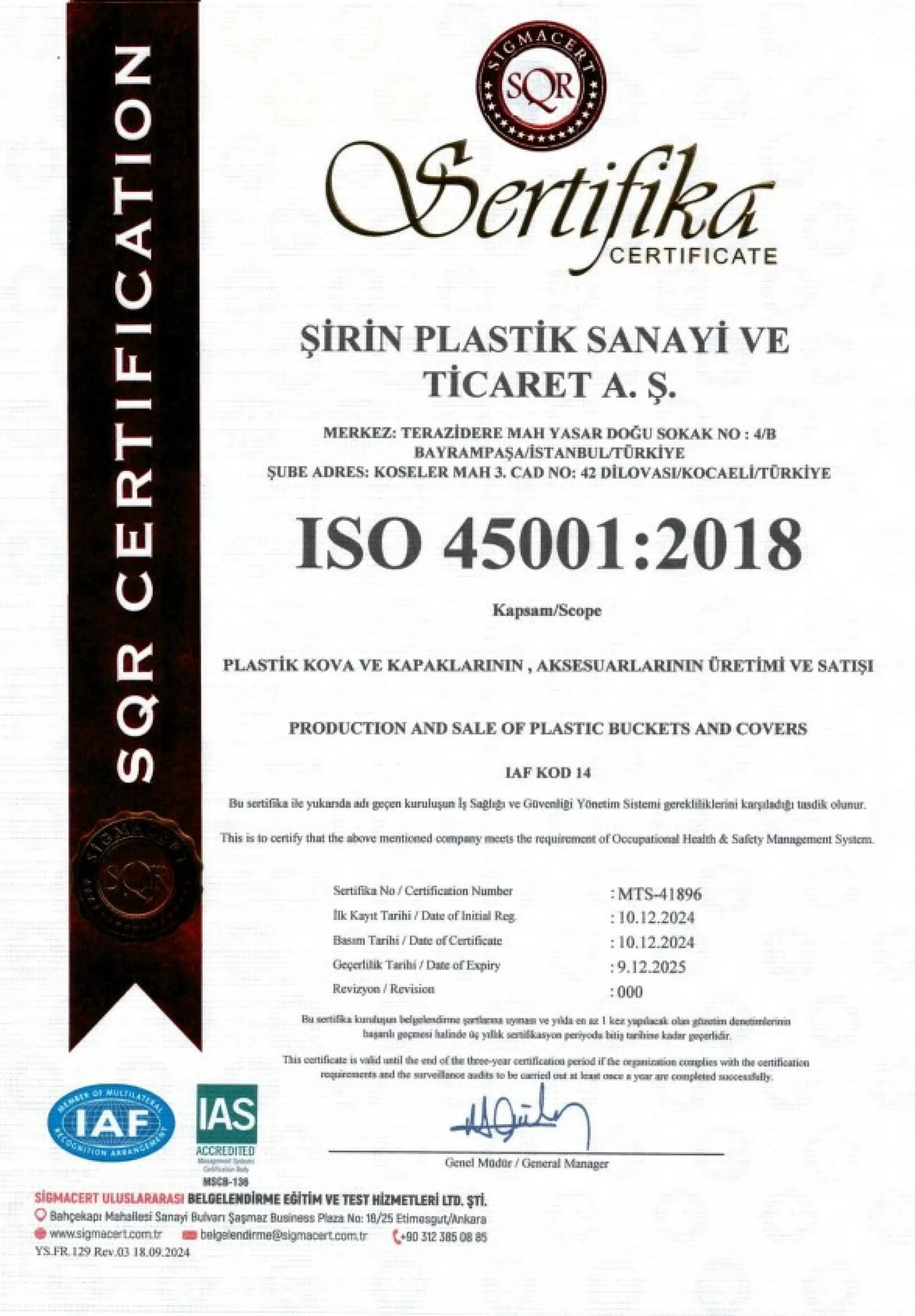 Куботейнер для меду 20 л. з ручкою (Туреччина) (Сертифікований)