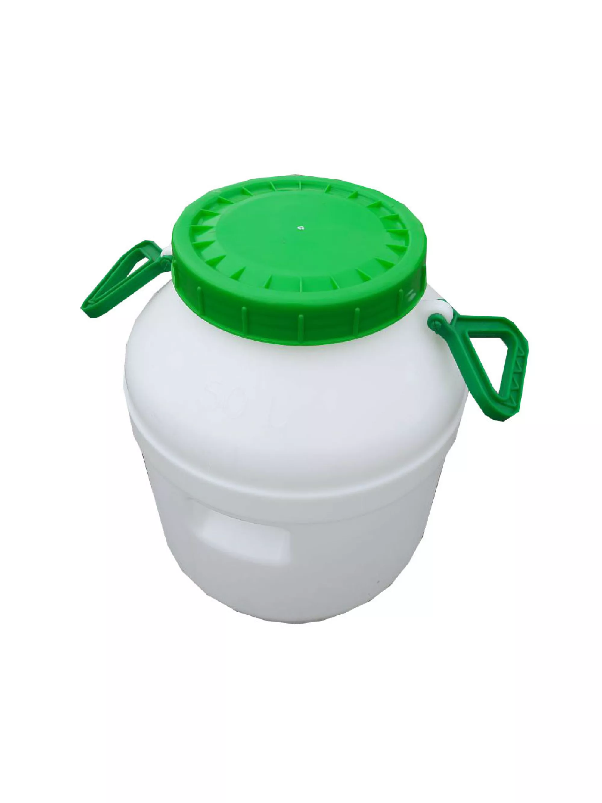 Бідон харчової пластмасовий, 50 л. Горловина 220 мм. (сертифіковані)