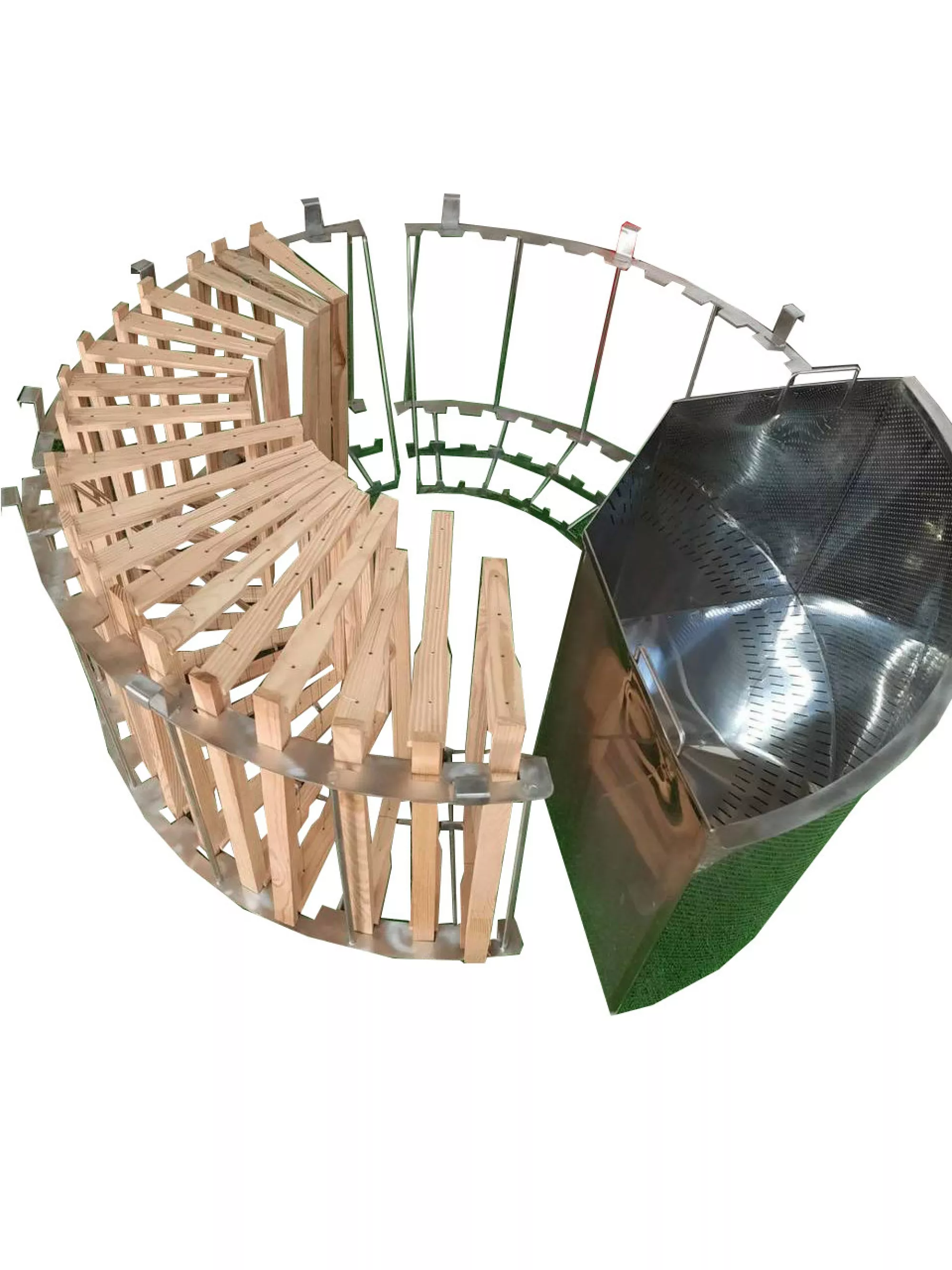 Центрифуга універсальна (воскотопка/радіальна медогонка), під парогенератор (бак 1200 мм).