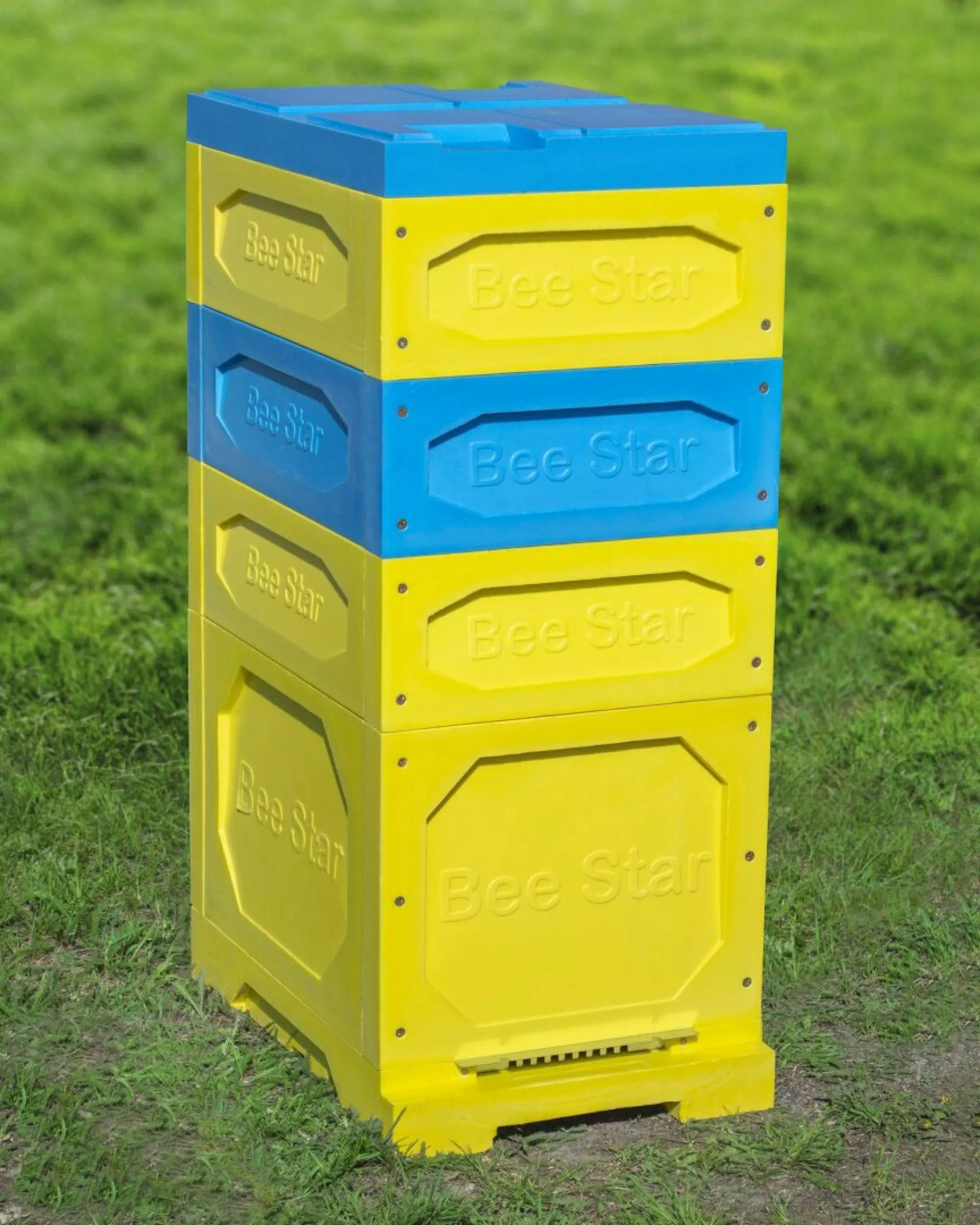 Вулик ППУ “BeeStar” (1 корпус Дадан 300 мм + 3 магазини на 8 рамок) – кольоровий