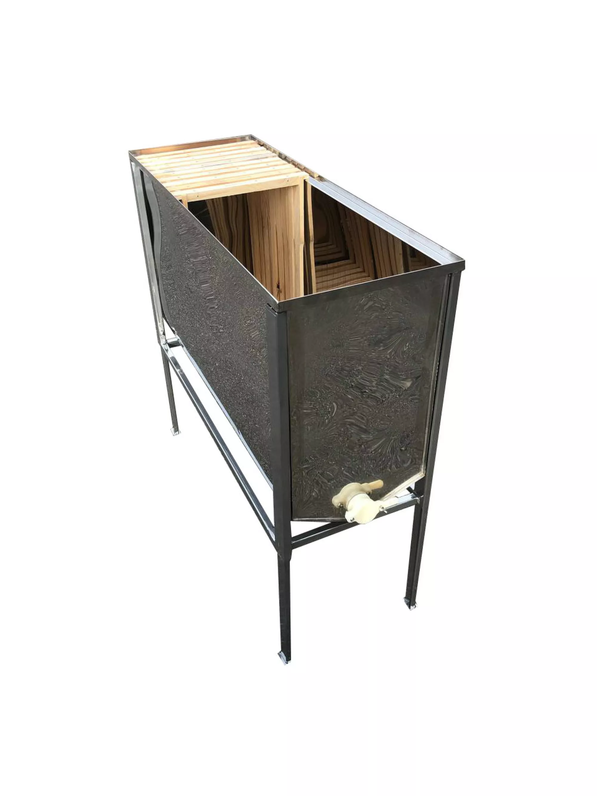 Стіл для розпечатування сот -1 метр, під Українську рамку – пластиковий кран