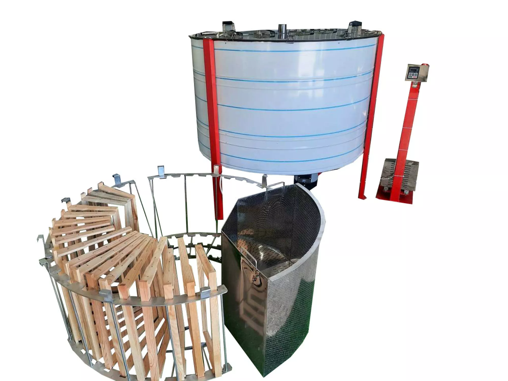 Центрифуга універсальна (воскотопка/радіальна медогонка), під парогенератор (бак 1200 мм).