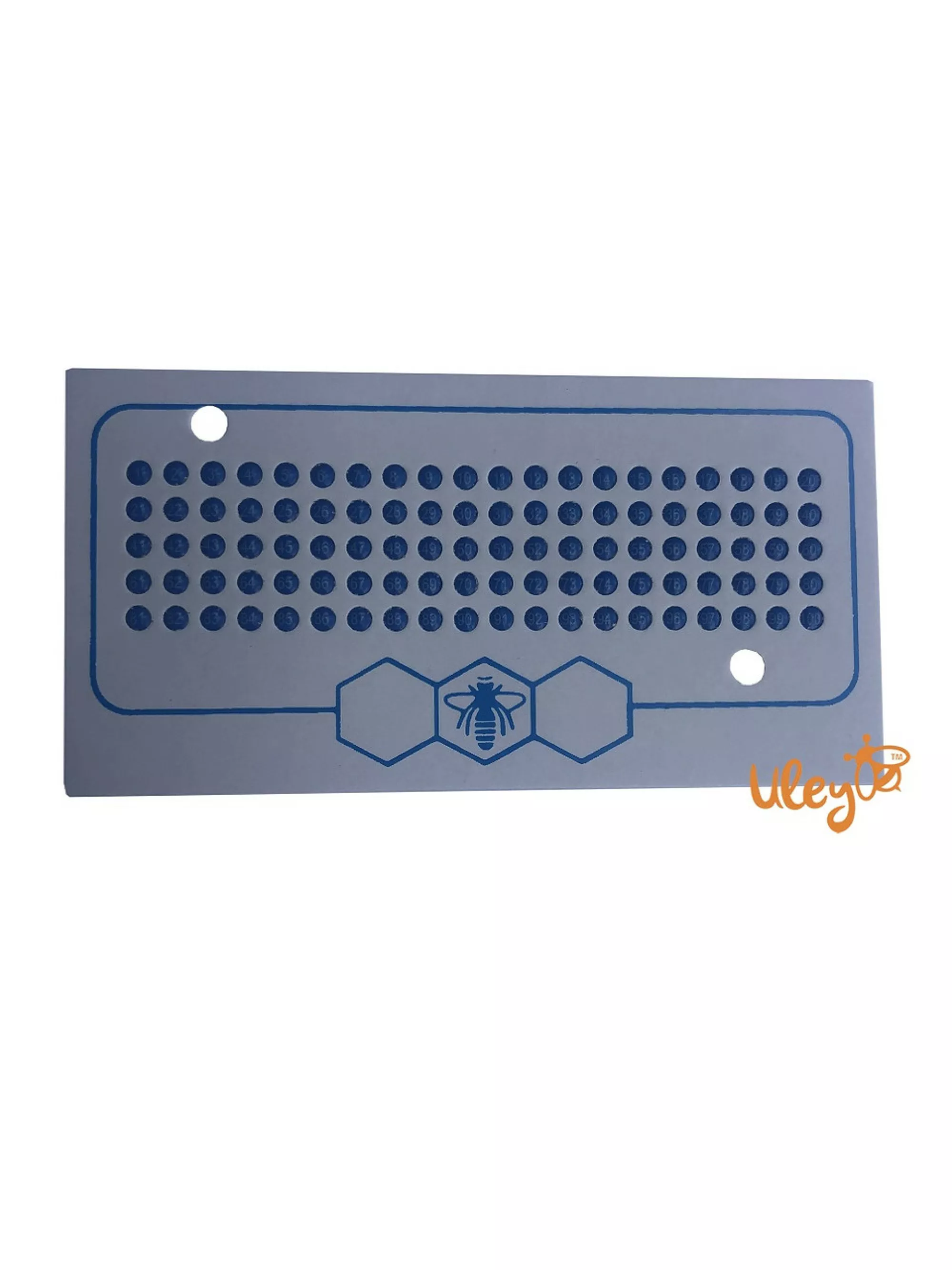 Мітки Номерні (1-99) опалітові, синій колір 2025, 2030. Лисонь Польща