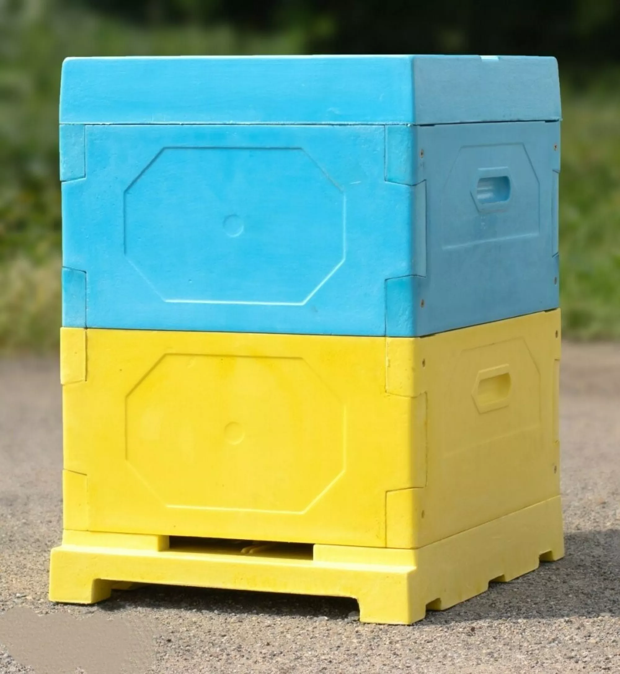 Вулик ППУ “BeeStar” (2 корпуси Рута 230 мм на 10 рамок) – кольоровий