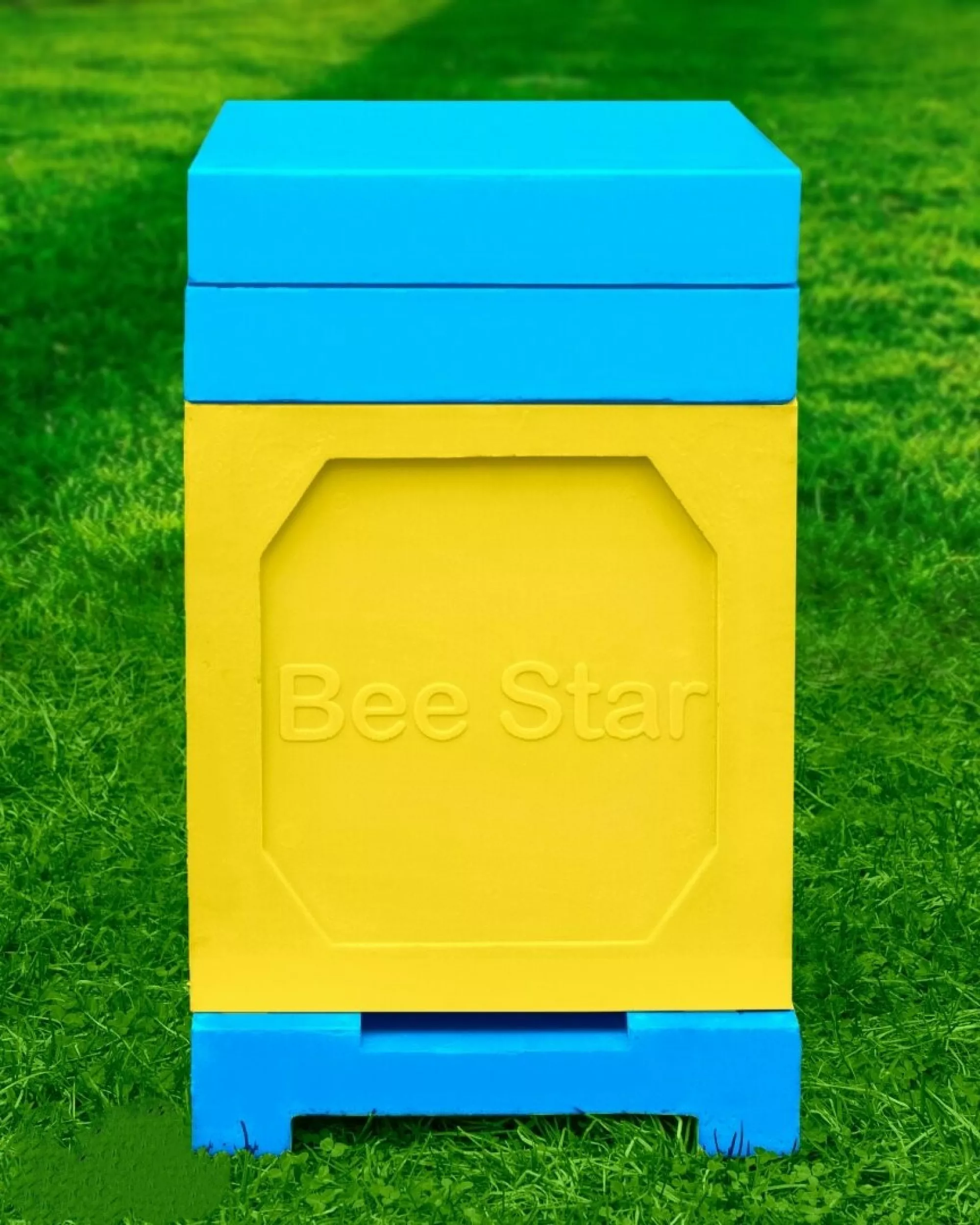 Вулик ППУ “BeeStar” (1 корпус Дадан 300 мм + годівниця на 6 рамок) – кольоровий