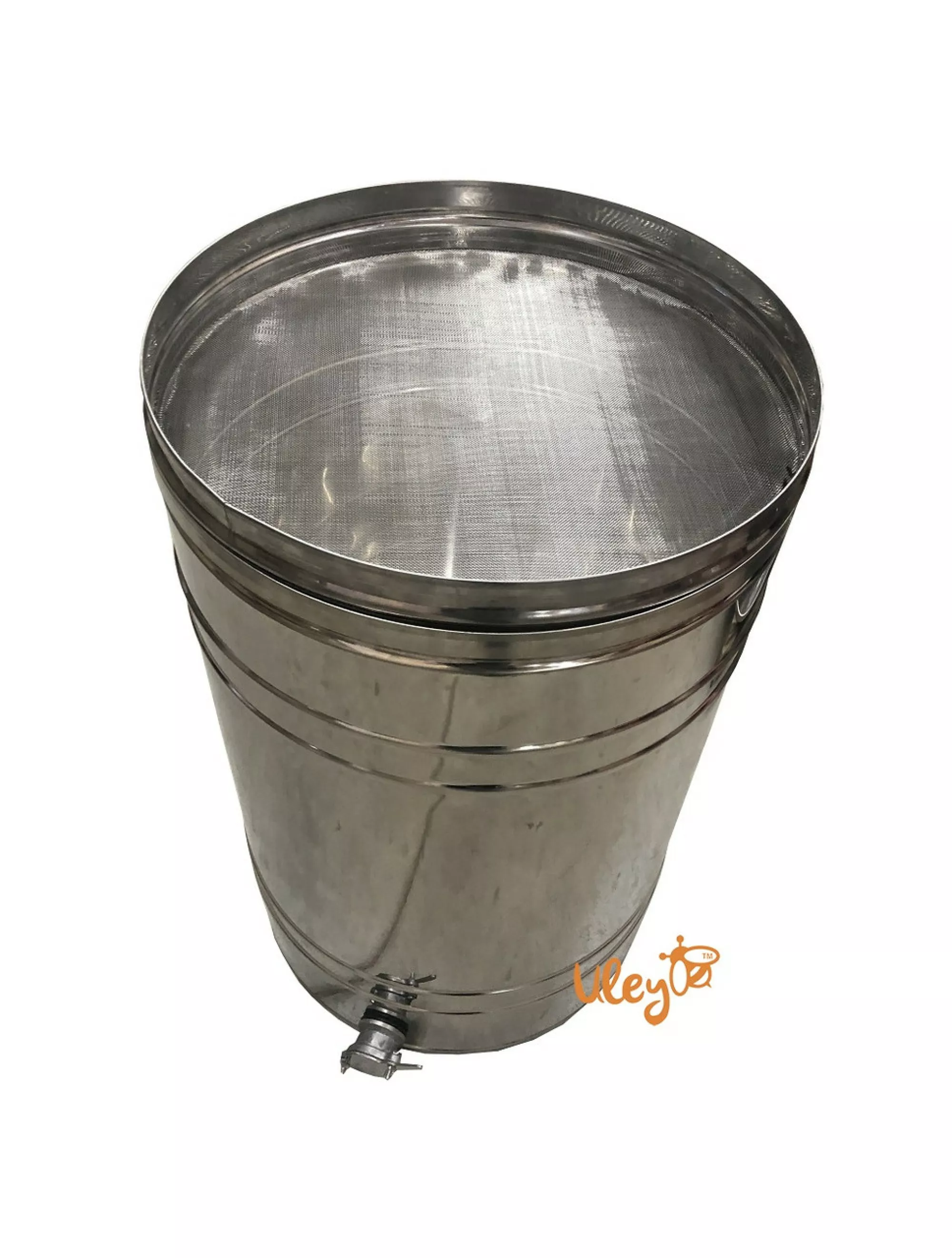 Бак відстійник для меду з нержавіючим фільтром 150 л, (кран нержавіюча сталь)