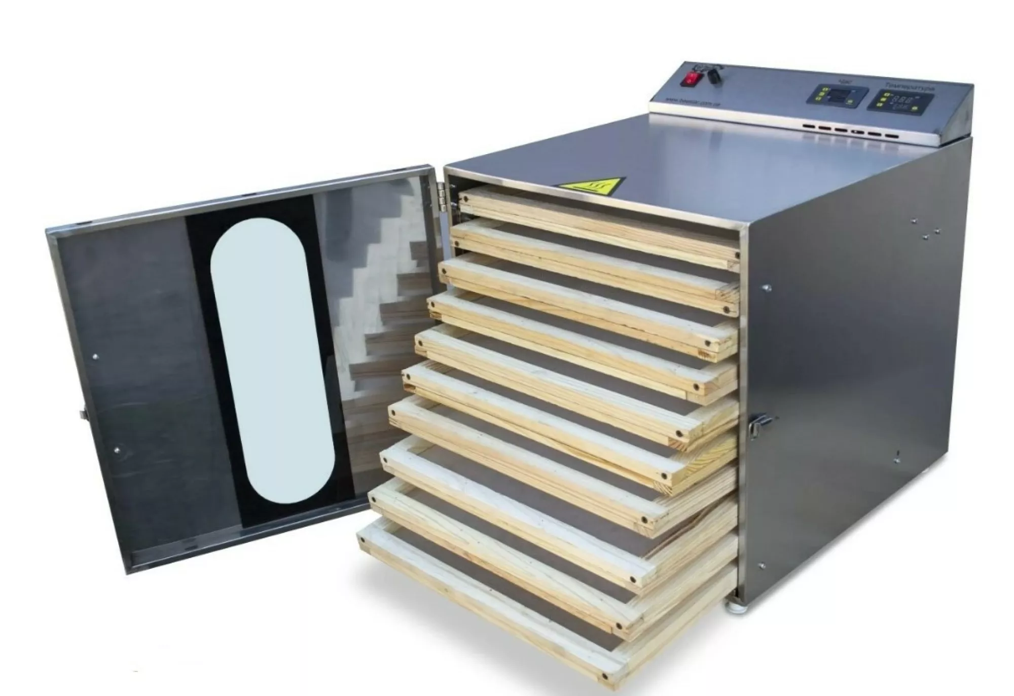 Лоток для пилку, дерев’яний із поліамідною сіткою (360х450мм). Для сушильної шафи міні