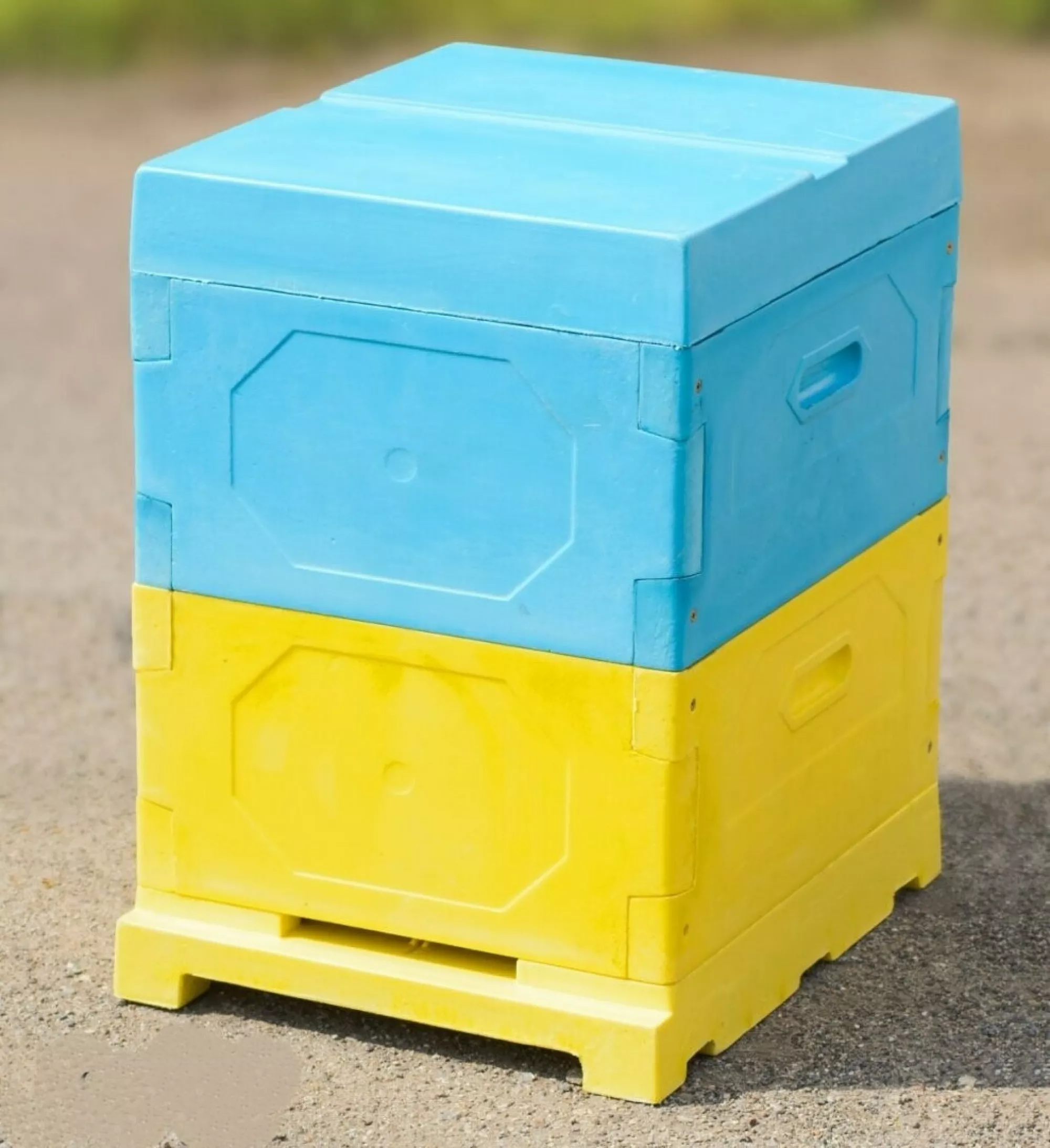 Вулик ППУ “BeeStar” (2 корпуси Рута 230 мм на 10 рамок) – кольоровий