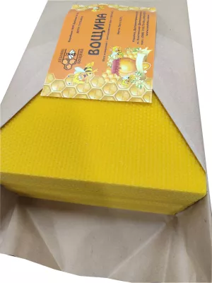 Вощина Дубовик (на всі типи рамок (Дадан, Рута, магазинна, Українська) – 1кг