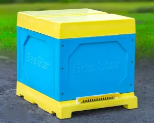 Вулик ППУ “BeeStar” (1 корпус Дадан 300 мм 10 рамок) – кольоровий