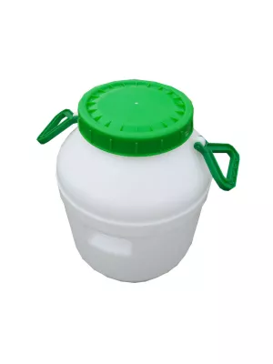 Бідон харчової пластмасовий, 50 л. Горловина 220 мм. (сертифіковані)