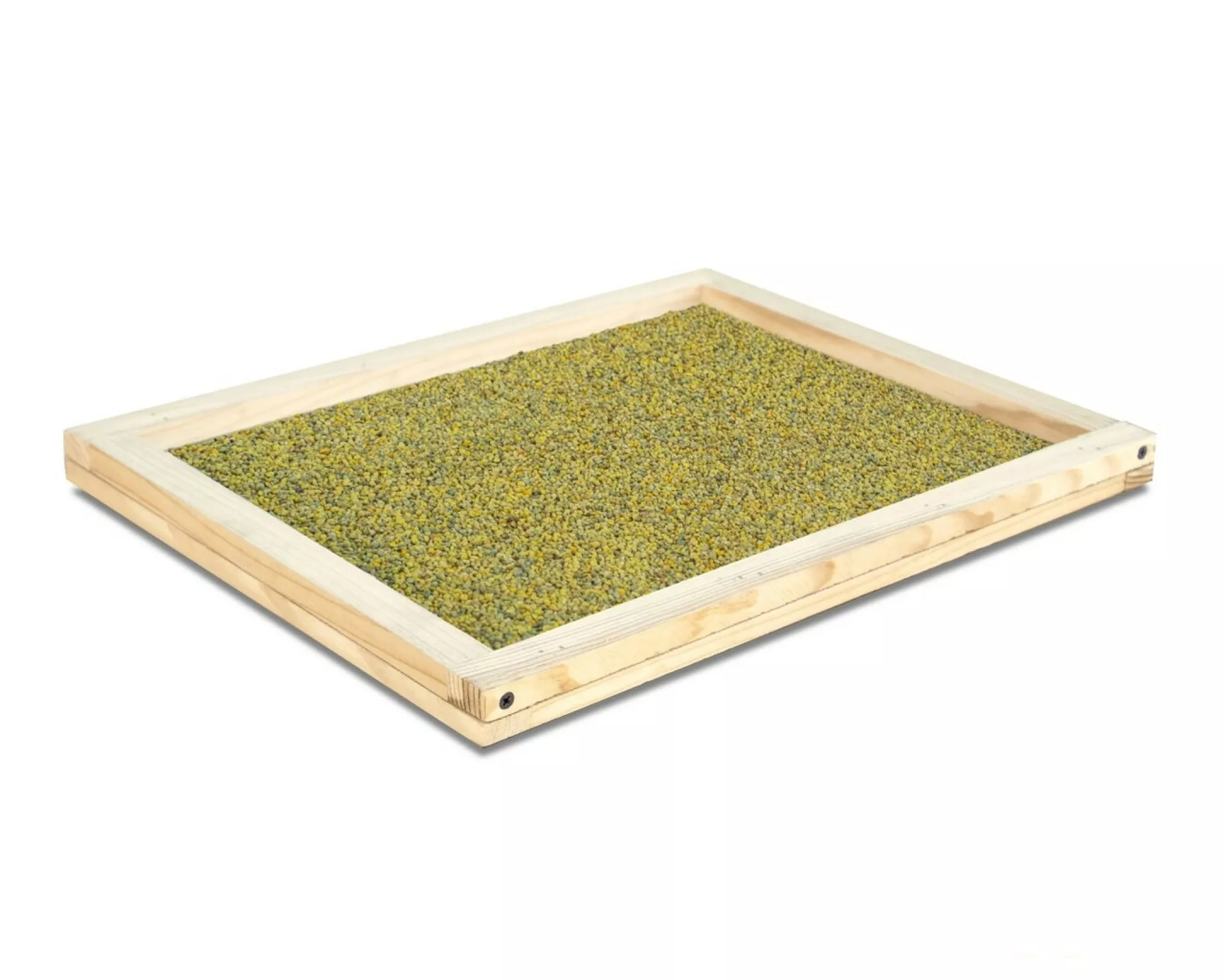 Лоток для пилку дерев’яний з поліамідною сіткою (500х500 мм).