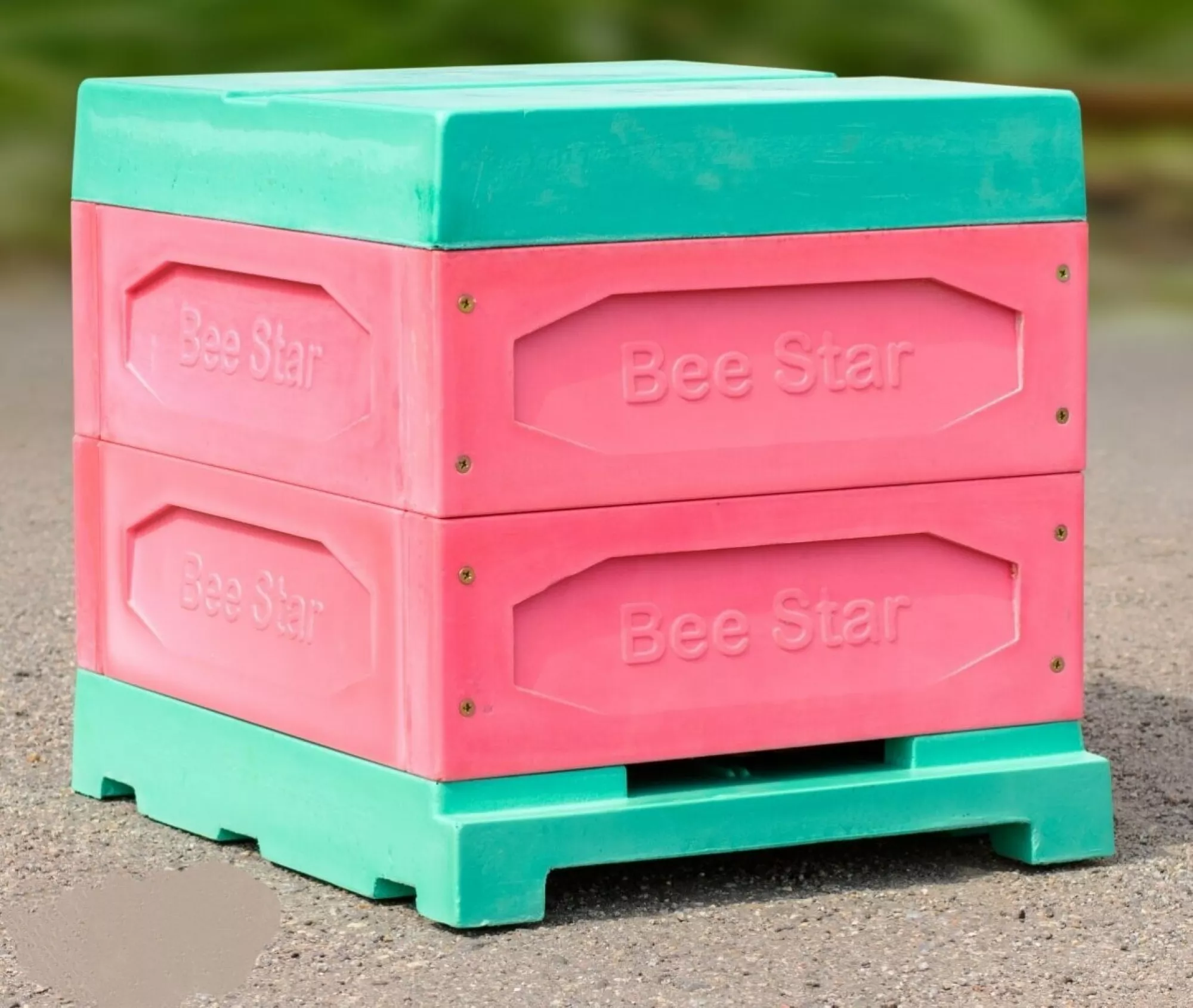 Улей ППУ «BeeStar» (2 магазин на 10 рамок) — кольоровий