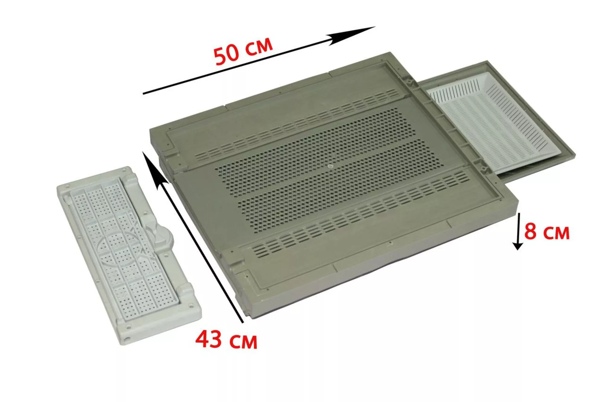 Дно з пыльцесборником 51 х 42.8 х 6.5, пластик. Туреччина