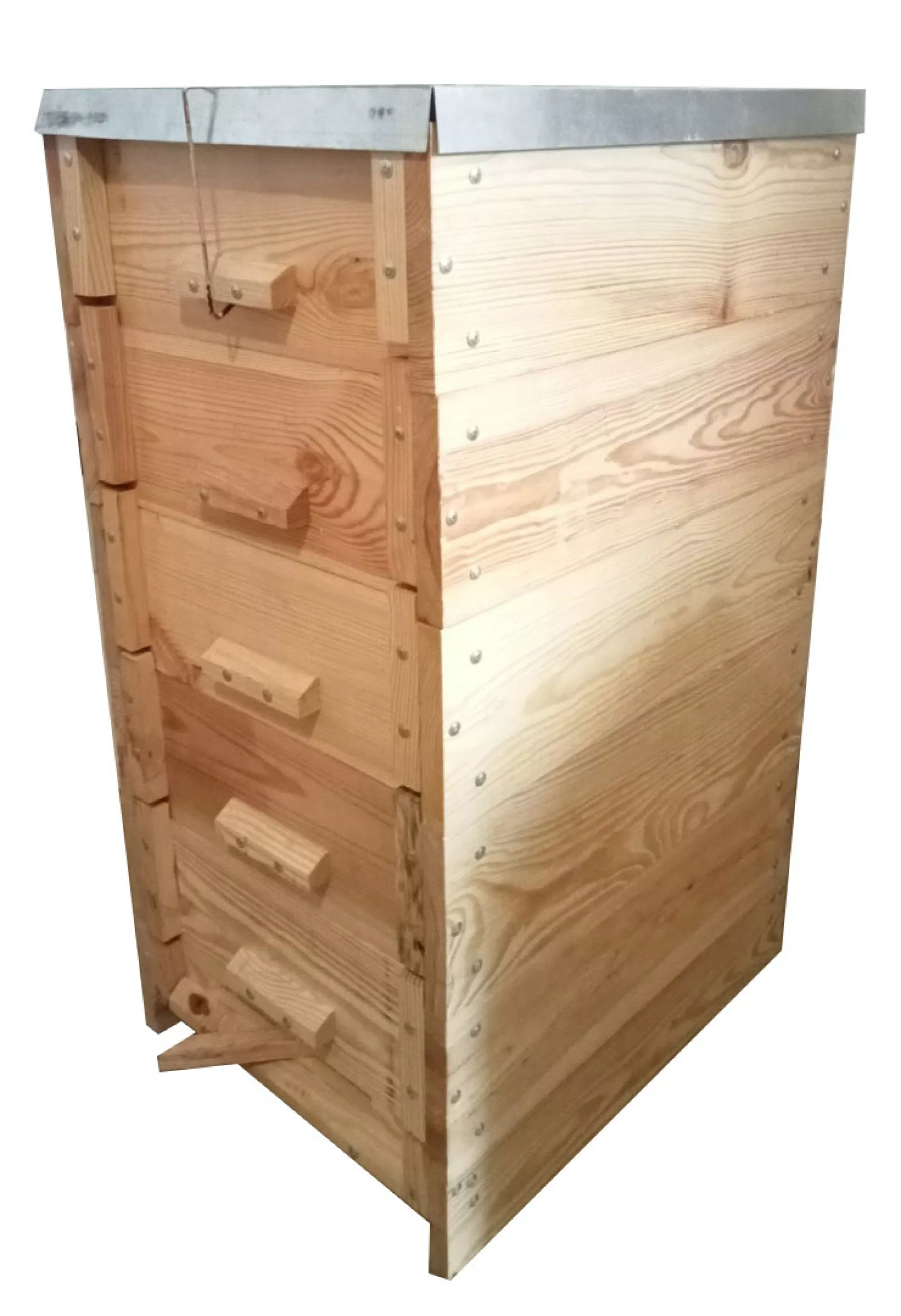 Вулик рогатий багатокорпусний, на 10 рамок, проварений у харчовому парафіні, на рамку 145