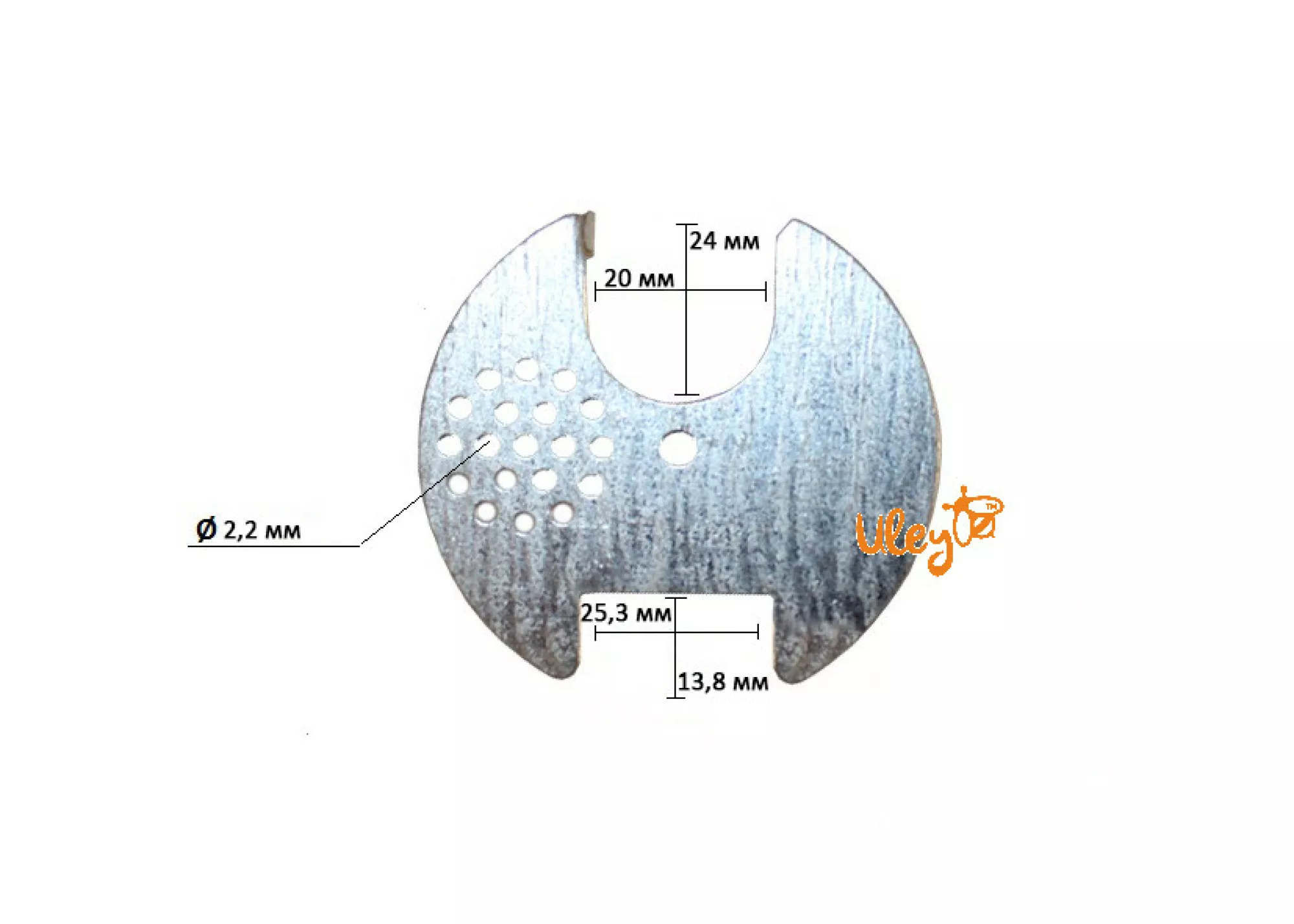 Летковий загороджувач круглий Ø 70 оцинкований