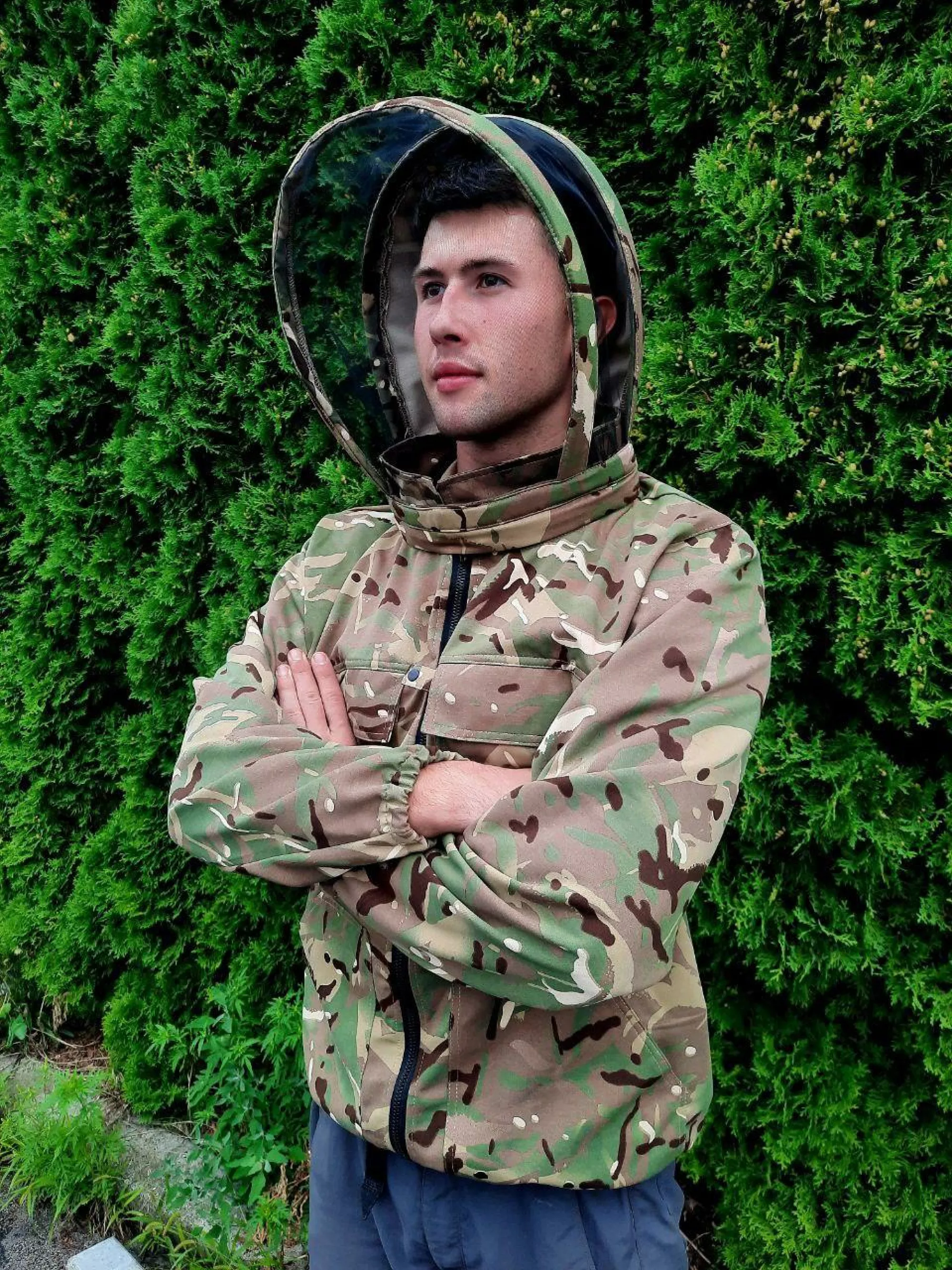 Куртка бджоляра “Камуфляжна – 3 в 1”