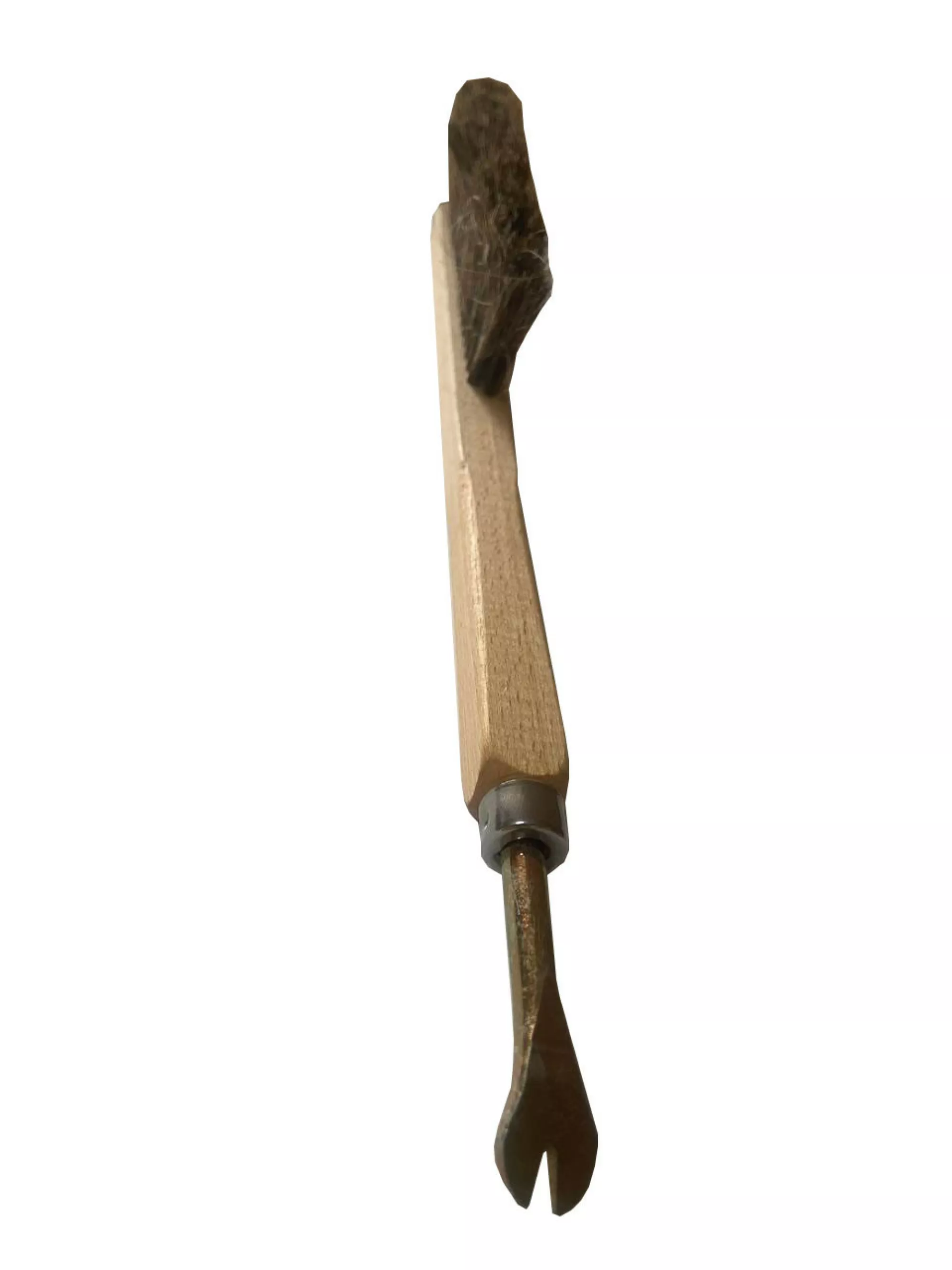 Щітка пасічна натуральна 2-рядна, з металевим накінечником. (Туреччина)