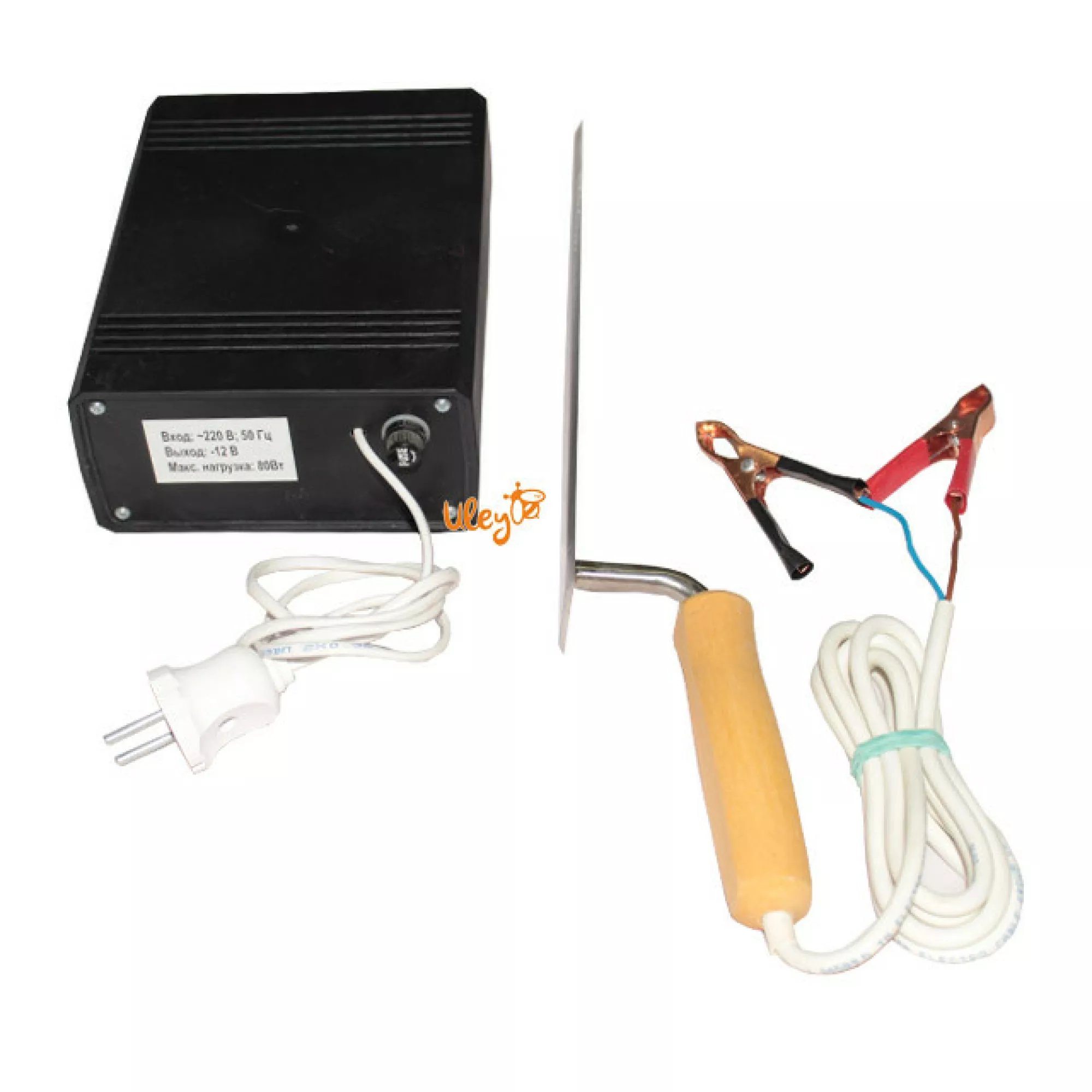 Ніж "Гуслия" електричний ПРОФІ з нержавіючої сталі - 280 мм, з блоком живлення