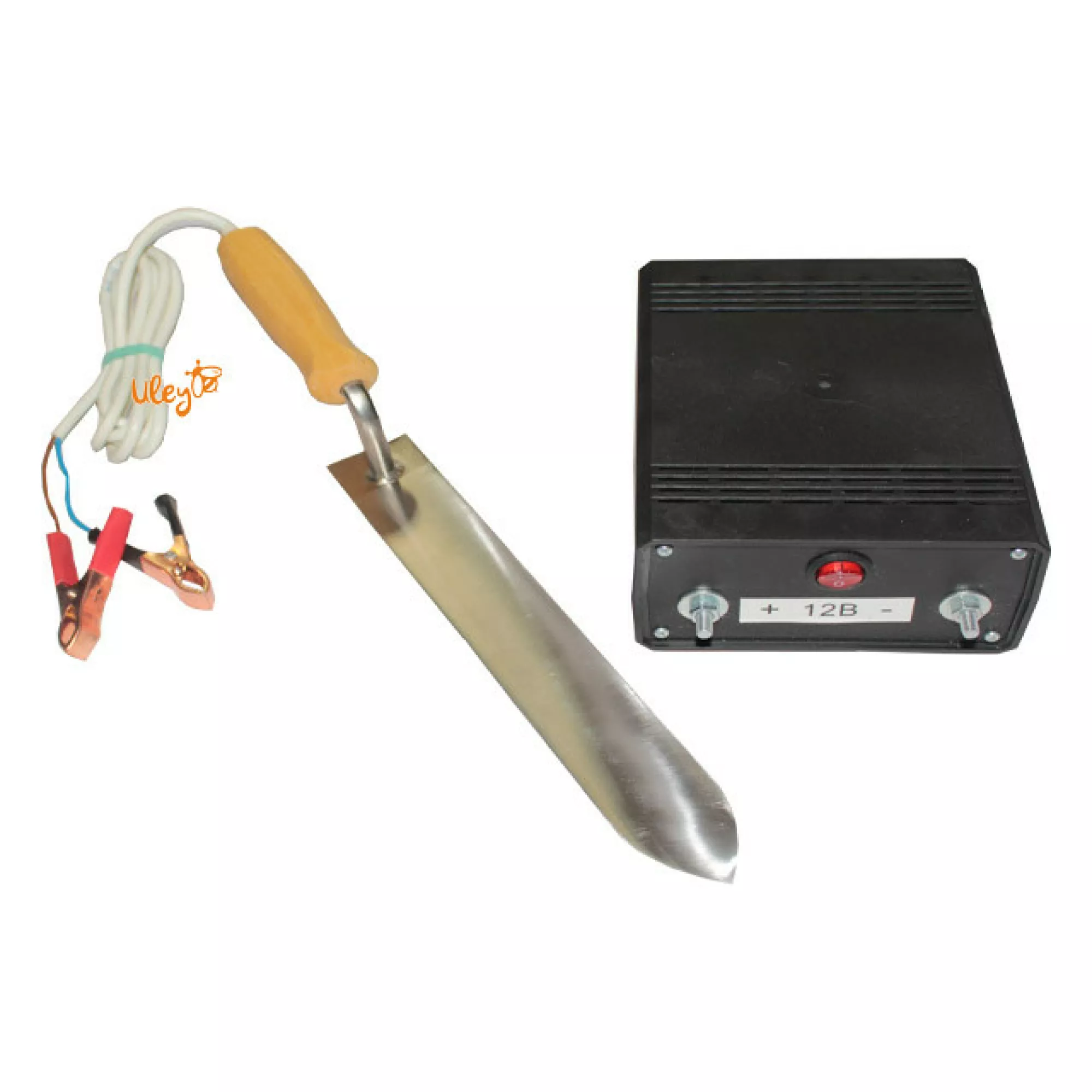 Ніж "Гуслия" електричний ПРОФІ з нержавіючої сталі - 280 мм, з блоком живлення