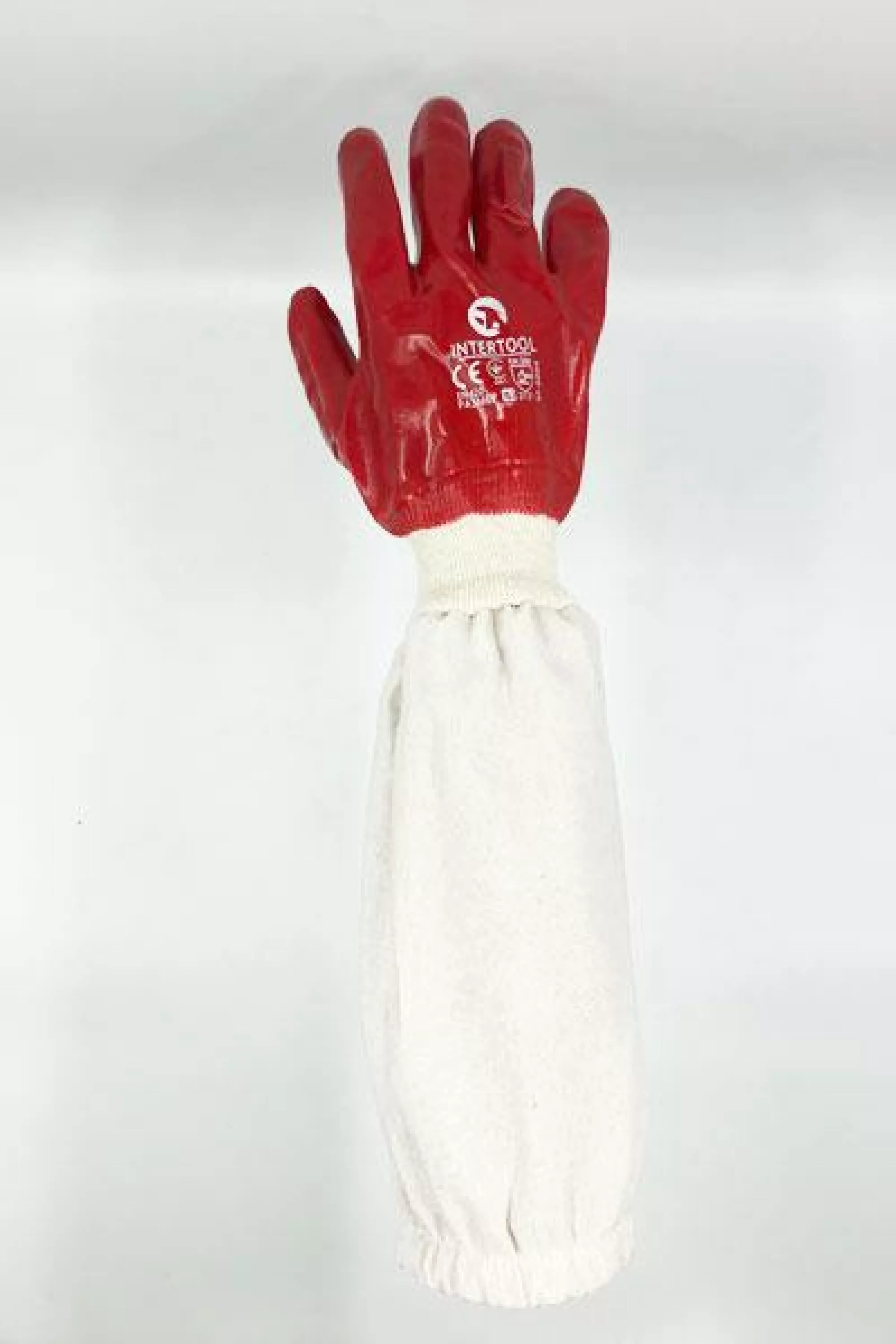 Рукавички з нарукавниками гумові