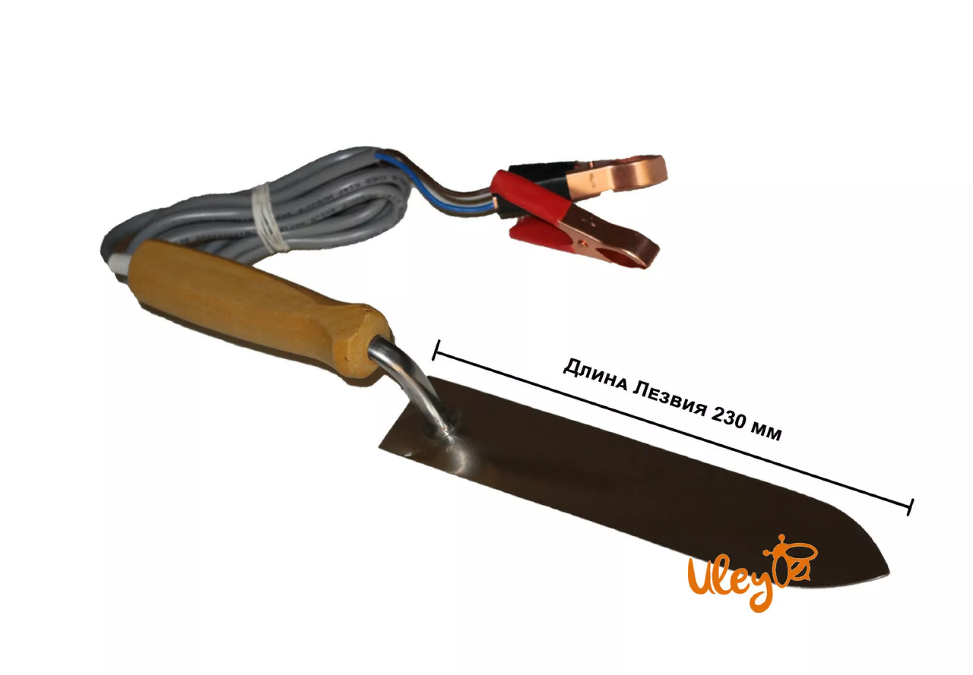 Ніж пасічний з електропідігрівом з Нержавіючої сталі "Гуслия"