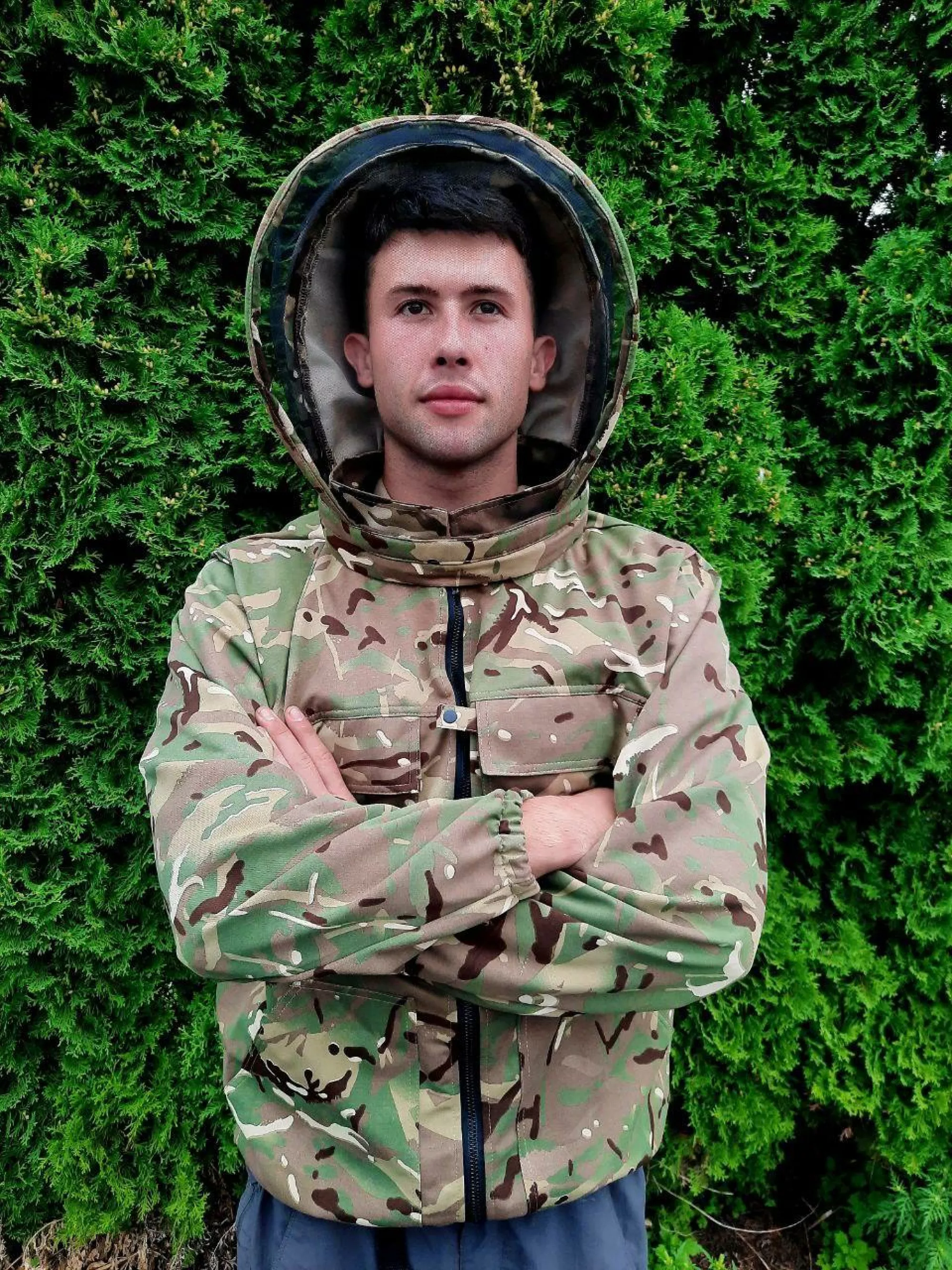 Куртка бджоляра “Камуфляжна – 3 в 1”