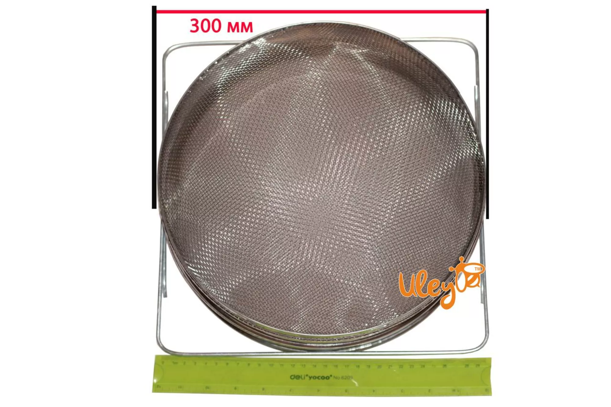 Фільтр для меду D-300 мм нержавіючий двосекційний випуклий