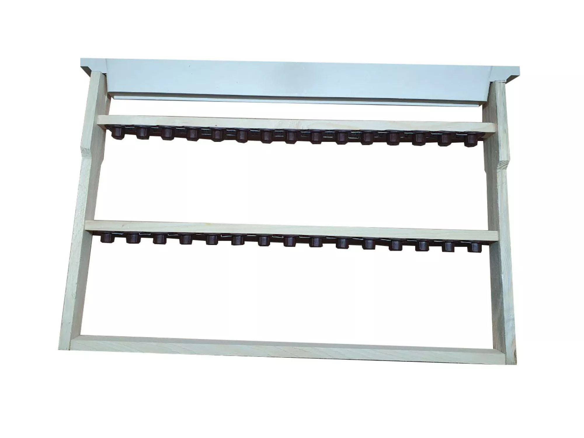 Рамка для щеплення Дадан 300 мм, з годівницею, з цоколями Nicot