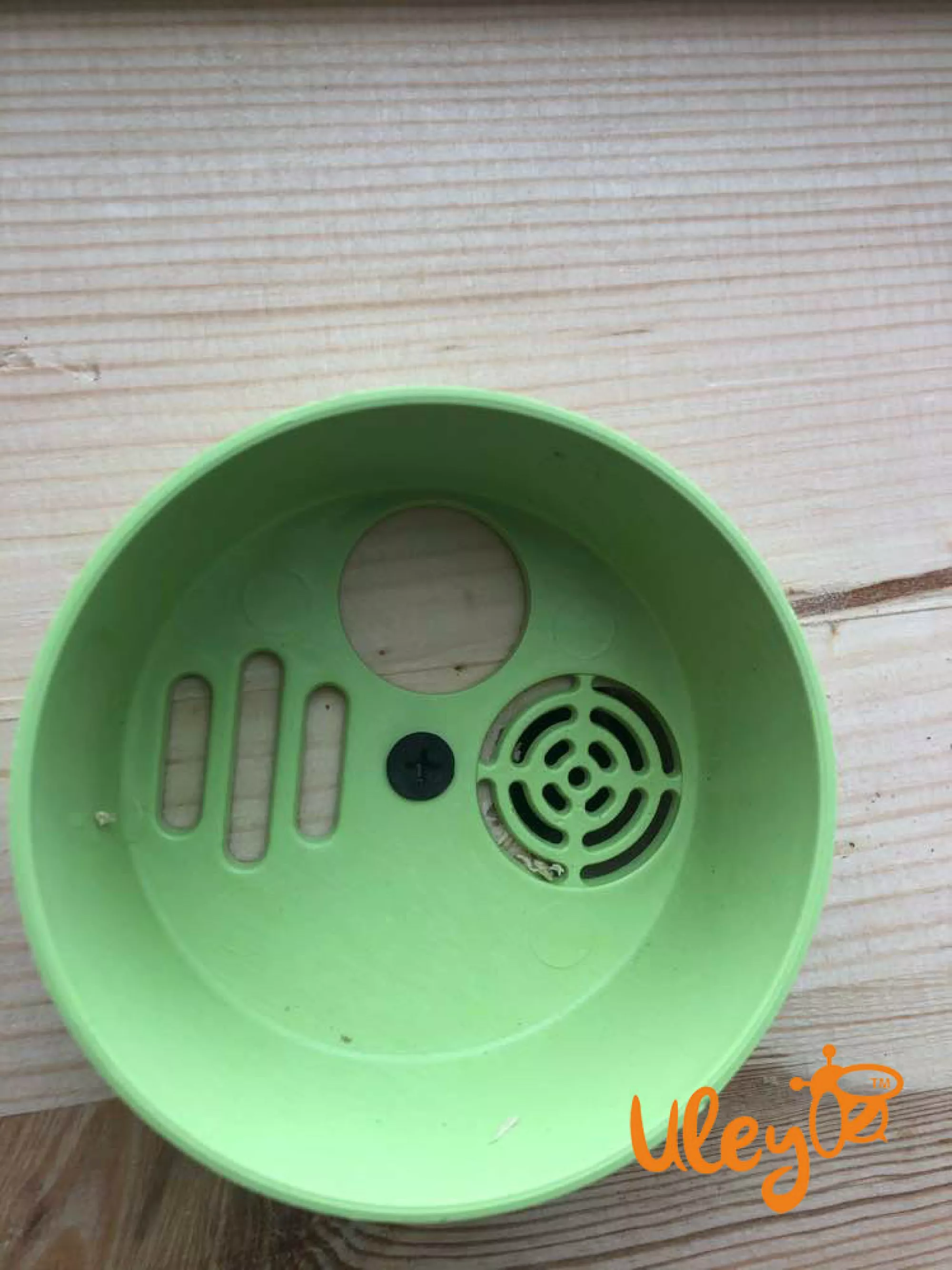 Летковий загороджувач круглий пластмасовий з прилетной дошкою "Стаканчик"