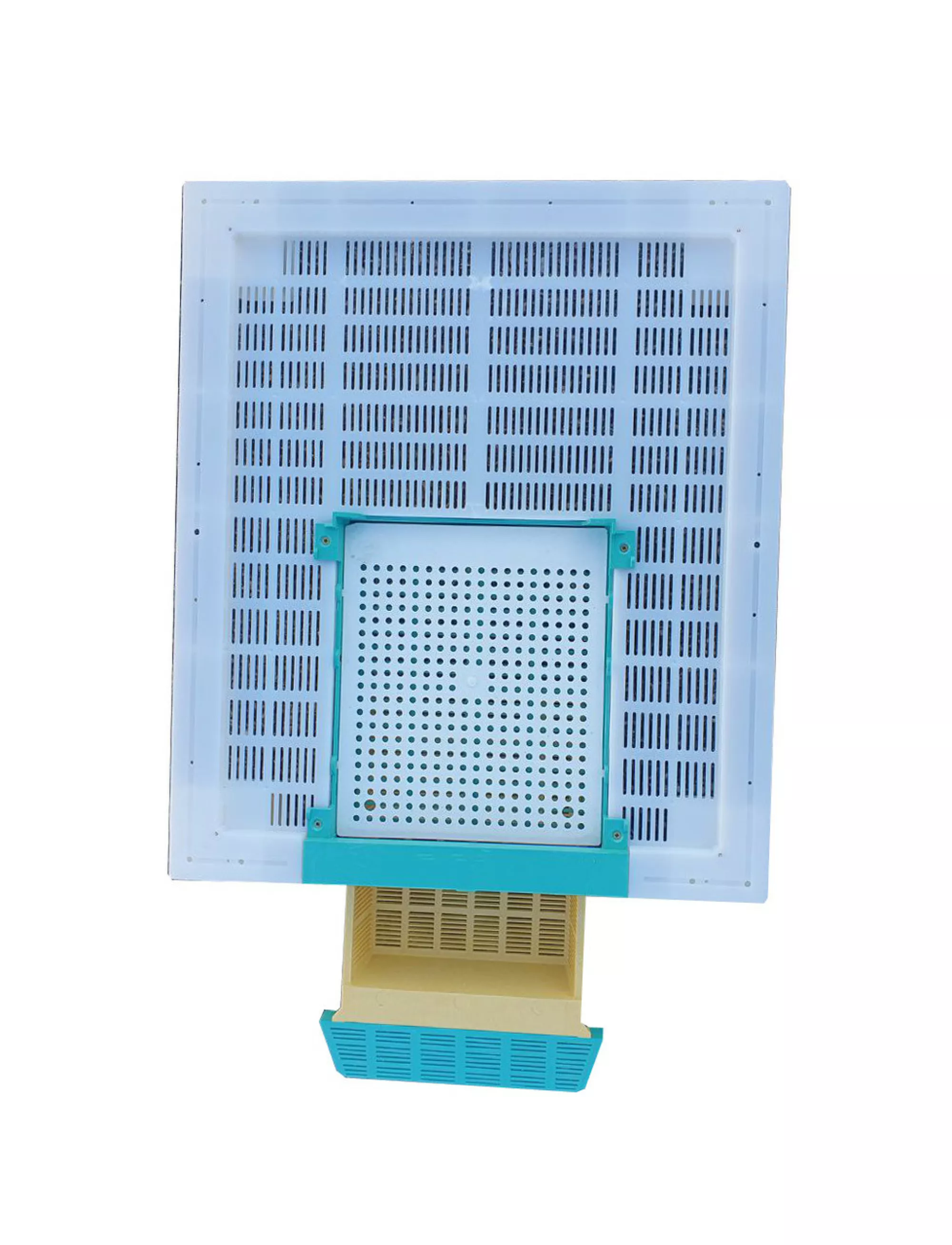 Пластикове Дно, сітчасте з пыльцесборником, на 10-ти рамковий вулик