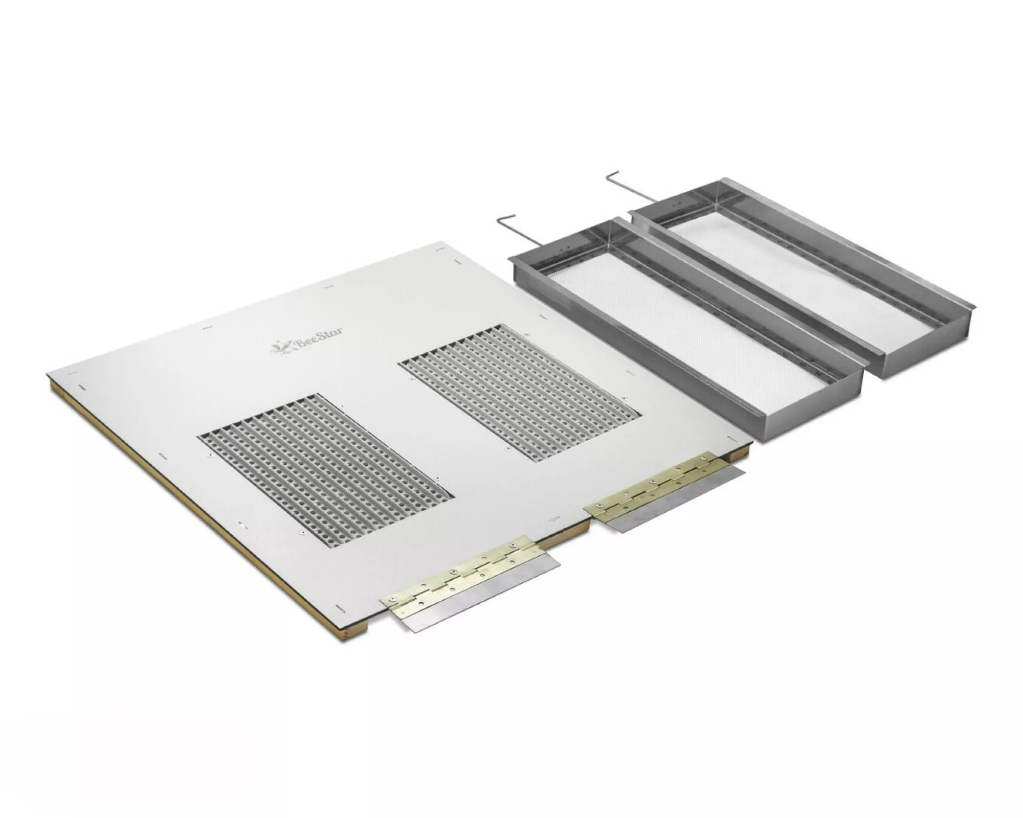 Пилкозбірник для дна 12 р. вулика “BeeStar” з нержавіючим вкладишем та лотком