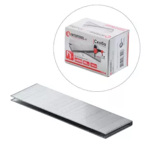 Скоба для степлера РТ-1612 40мм (18GA) 5,7(5,8)x1,25×1,0мм 5000од/упак. INTERTOOL PT-8340