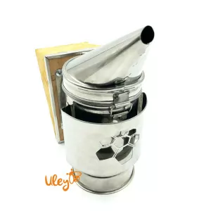 Димар пасічний нержавіючий, з огородженням із листового металу. Міх знімний шкіряний