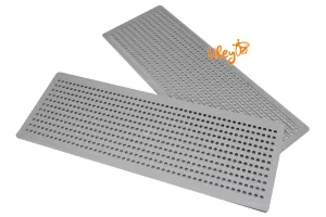 Решітка донного Пыльцесборника (круглі отвори) 408х148 мм. Лысонь Польща