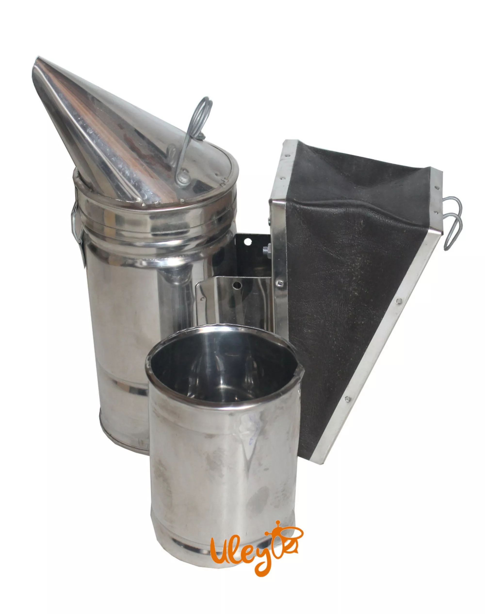 Димар пасічний з нержавіючої сталі міх - шкірозамінник