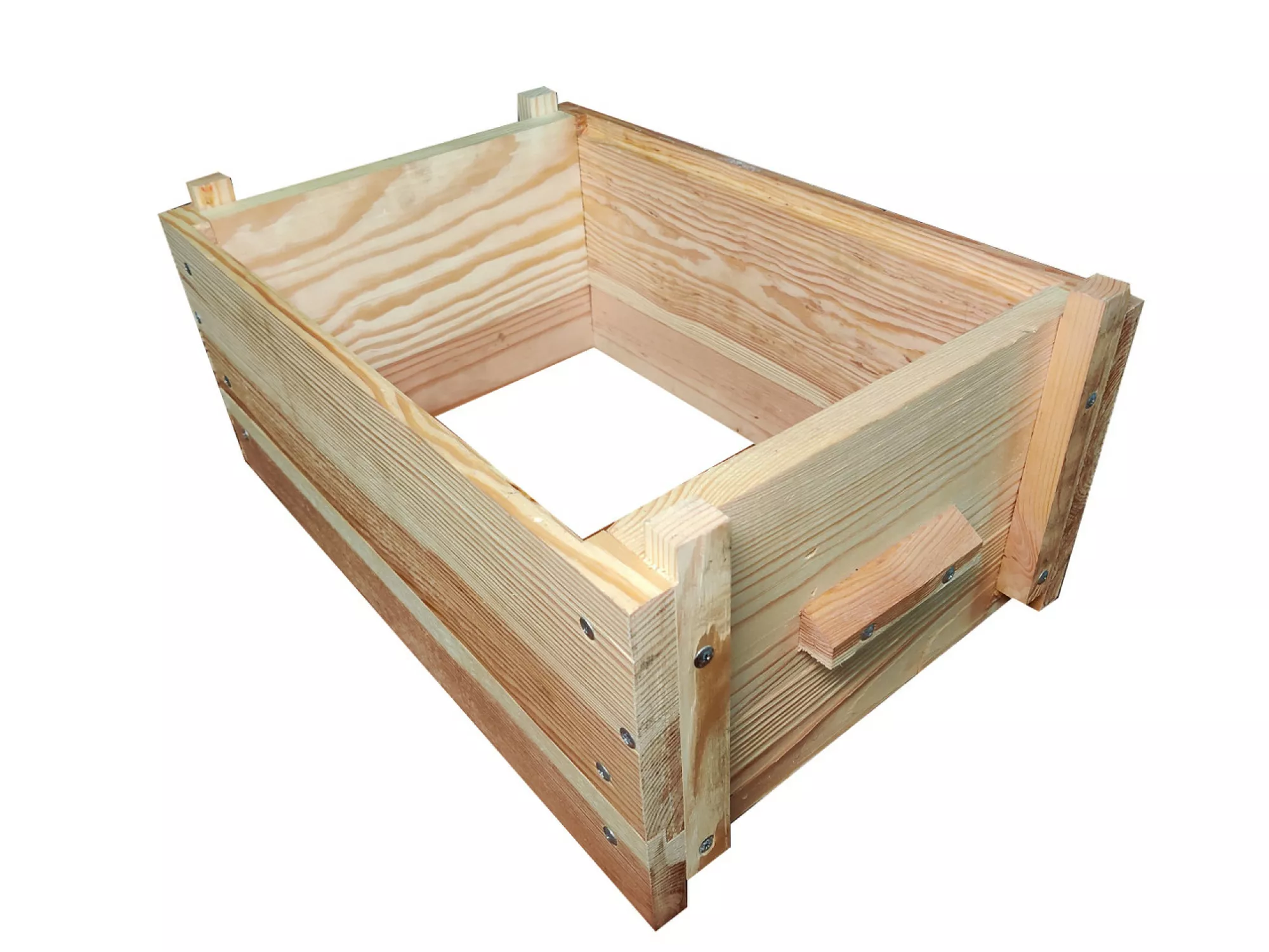 Вулик рогатий багатокорпусний, на 12 рамок, проварений у харчовому парафіні, гніздо на українську рамку, магазини на укрнапіврамку