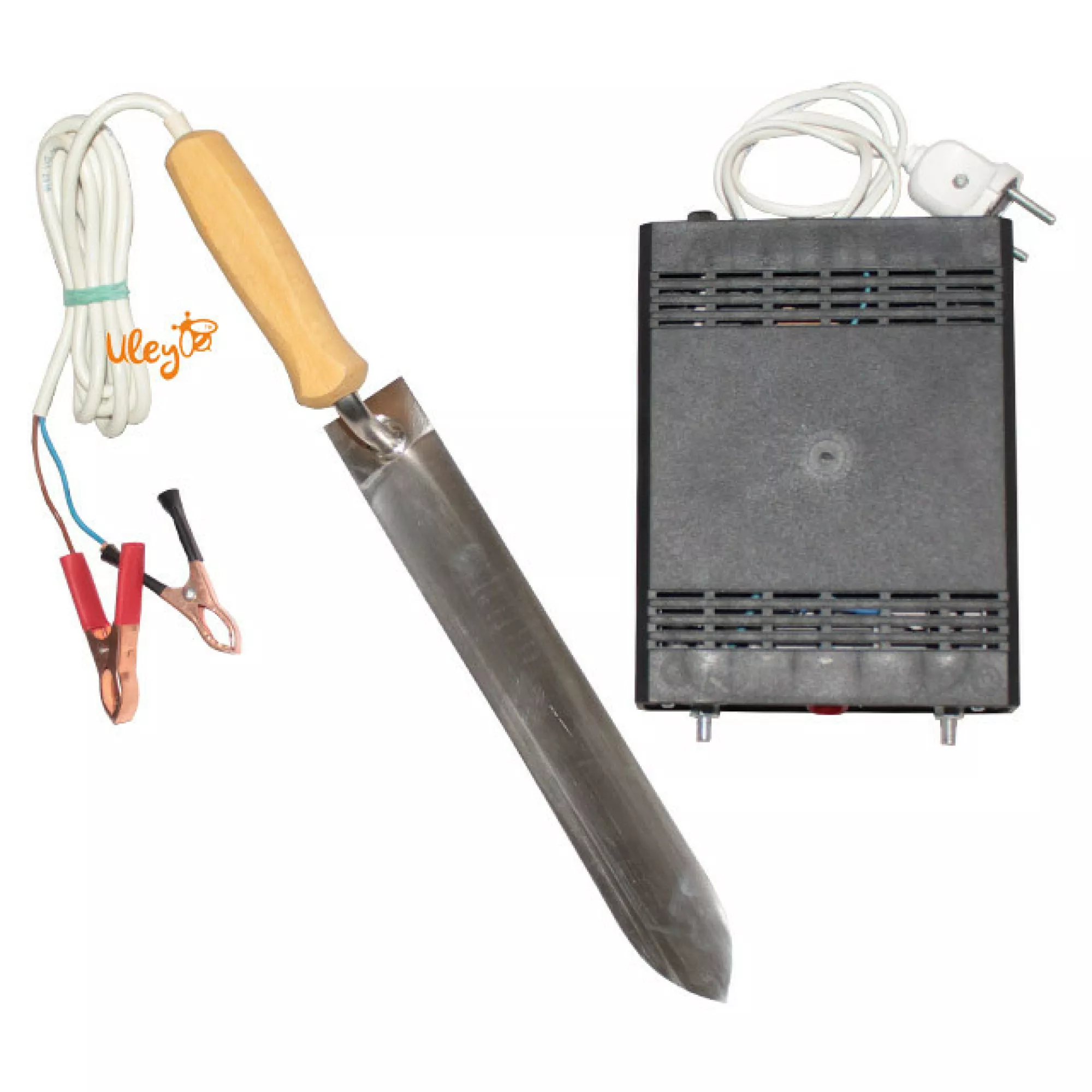 Ніж "Гуслия" електричний ПРОФІ з нержавіючої сталі - 280 мм, з блоком живлення